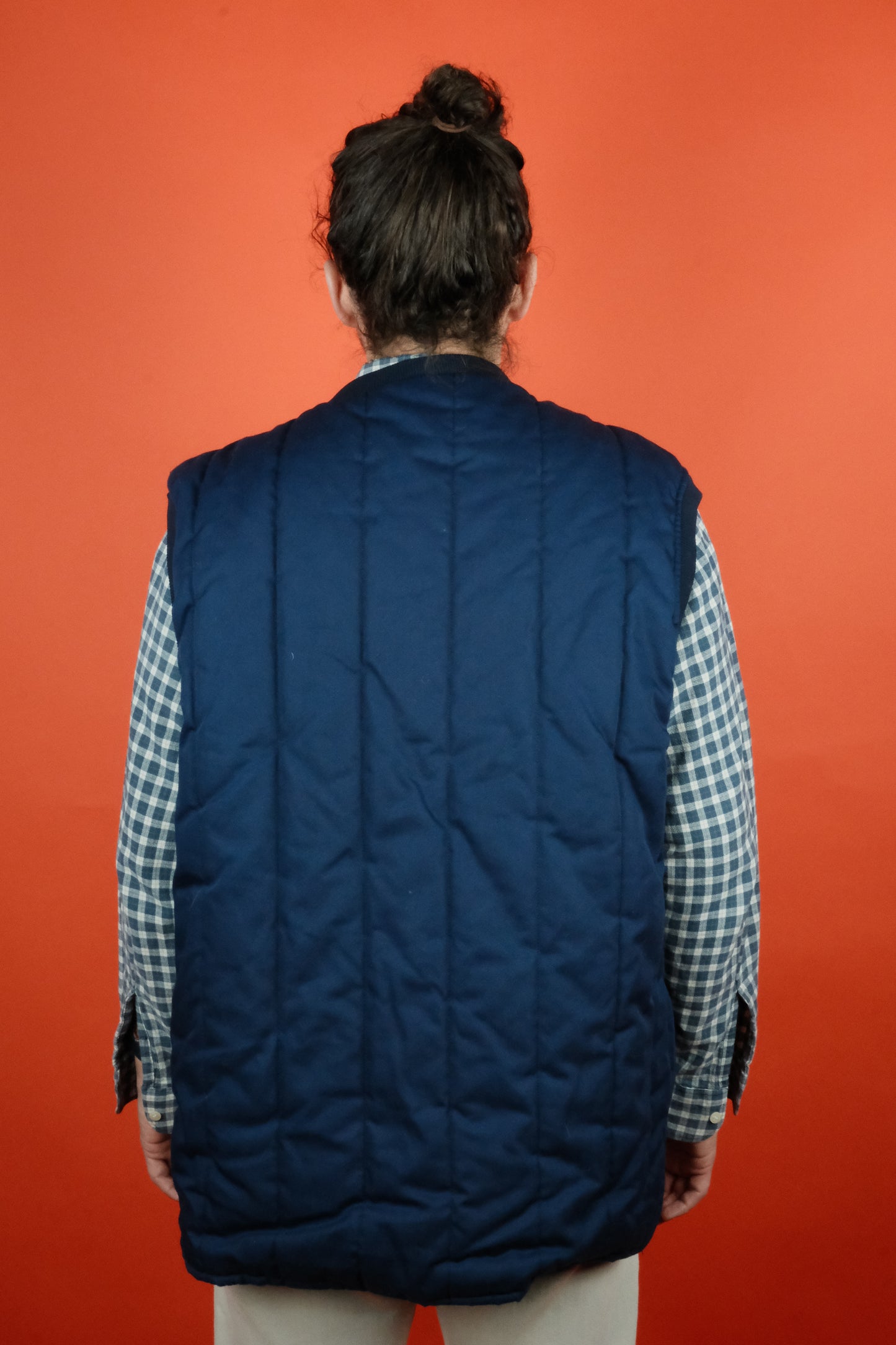 Barbour Vest Blue  - vintage clothing clochard92.com