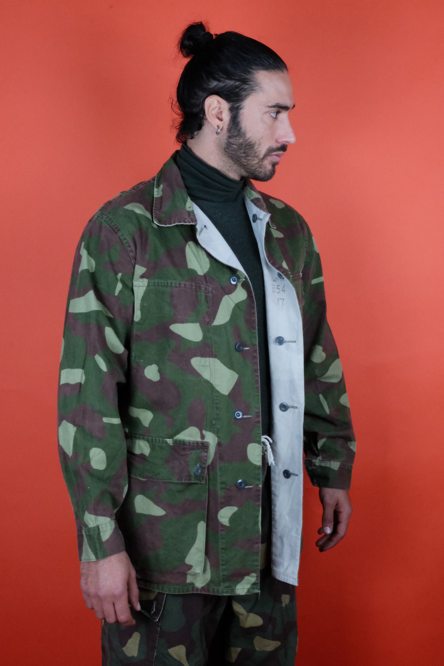 Finnish Military Jacket & Pants (Reversible) - vintage clothing clochard92.com