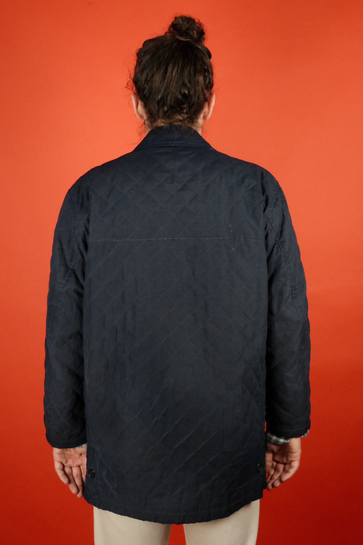 Burberrys' Short Navy Coat 'L' - vintage clothing clochard92.com