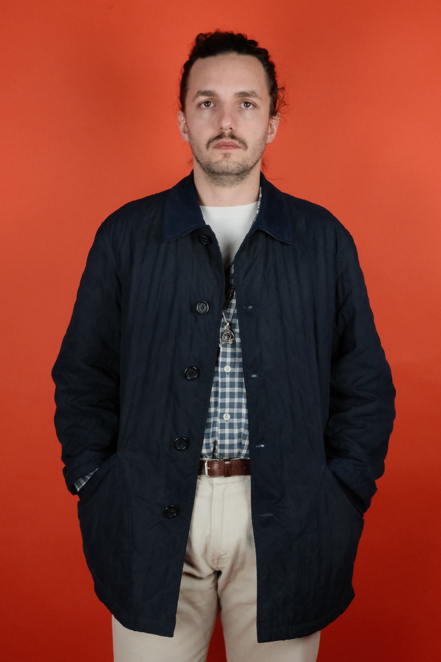 Burberrys' Short Navy Coat 'L' - vintage clothing clochard92.com