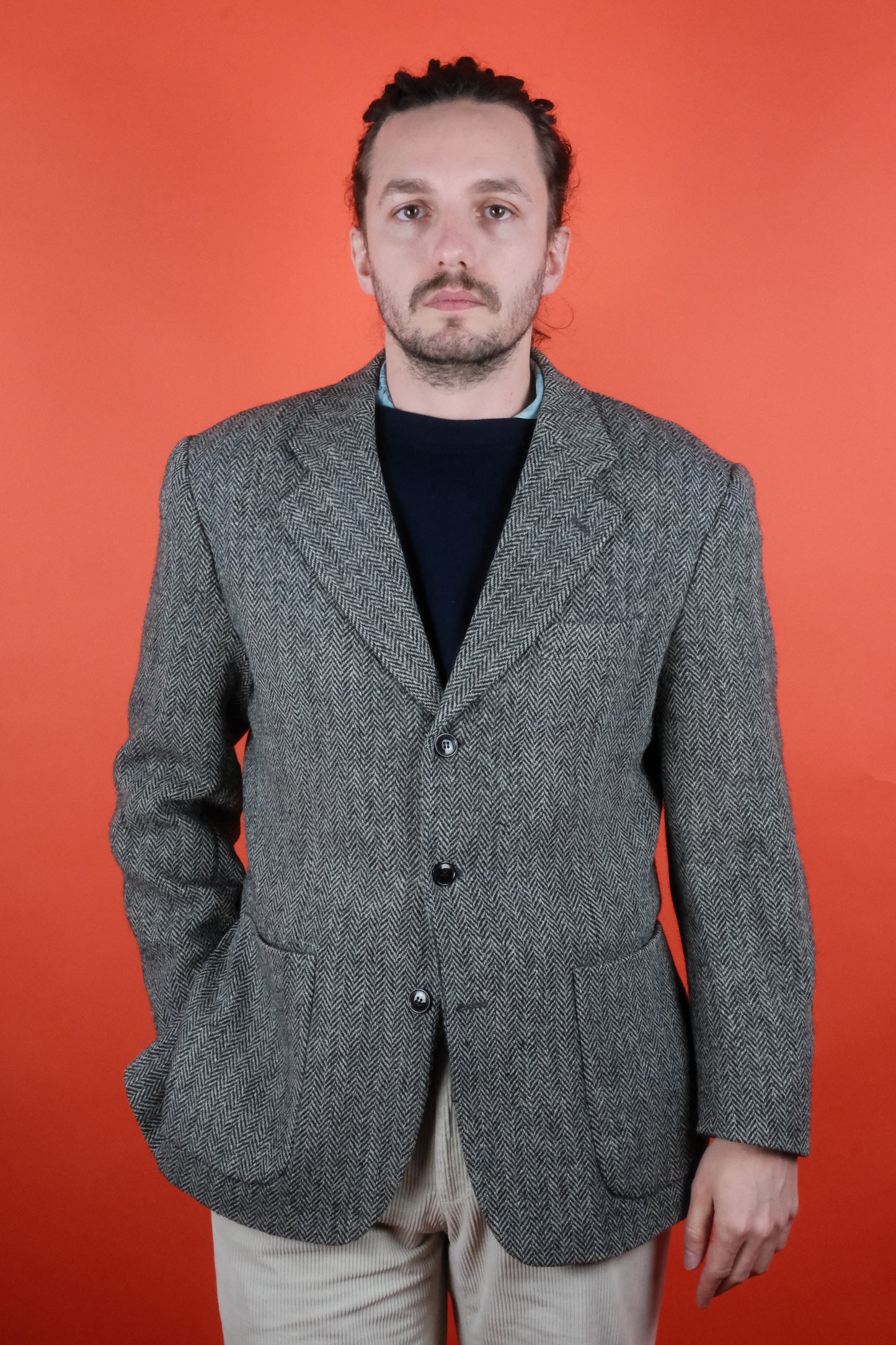 Gina Lebole Harris Tweed Suit Jacket 'L' - vintage clothing clochard92.com