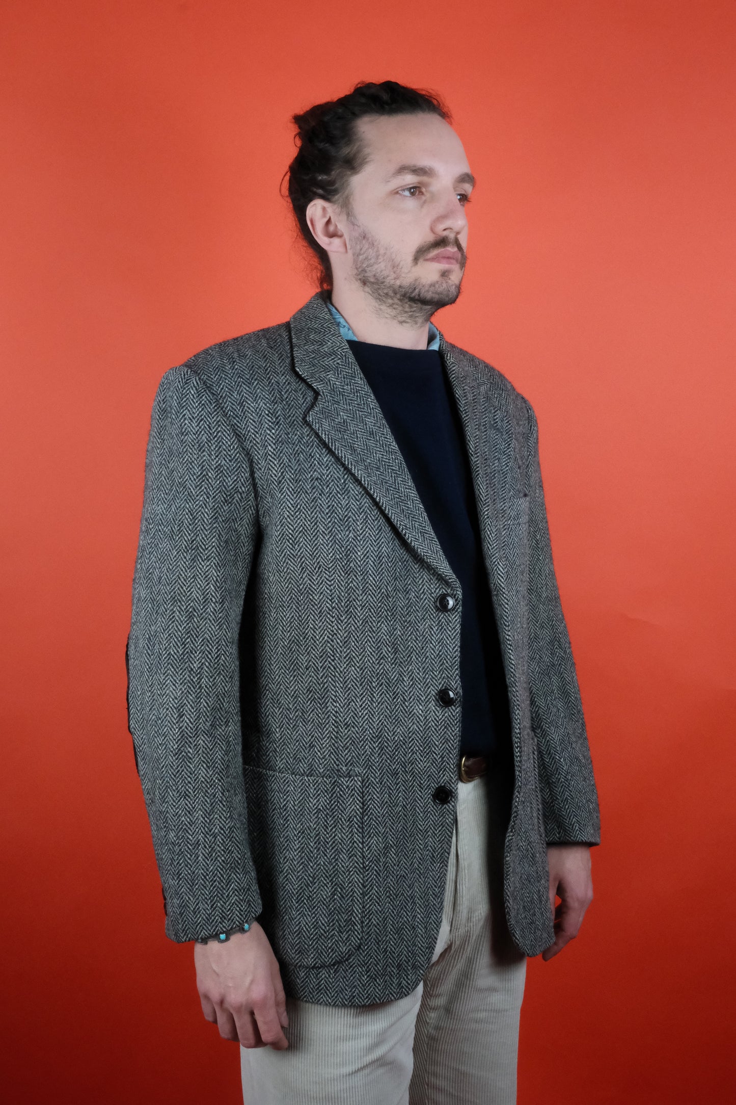 Gina Lebole Harris Tweed Suit Jacket 'L' - vintage clothing clochard92.com