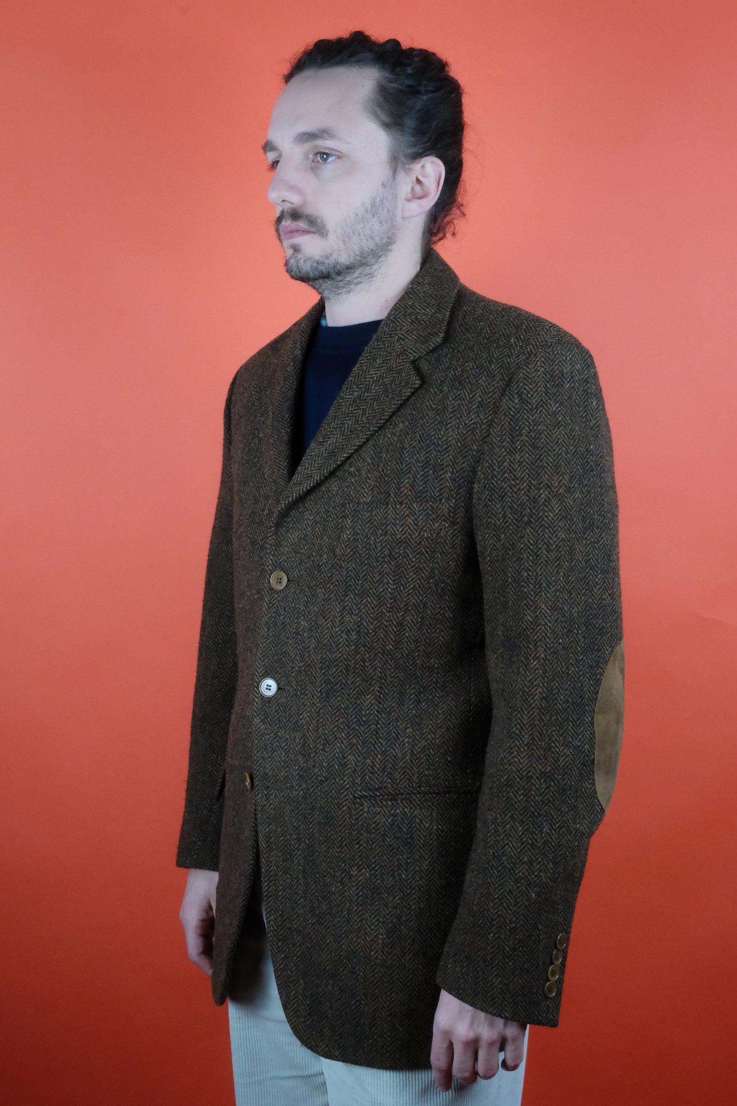 Harris Tweed Wool Suit Jacket 'L' 50C - vintage clothing clochard92.com