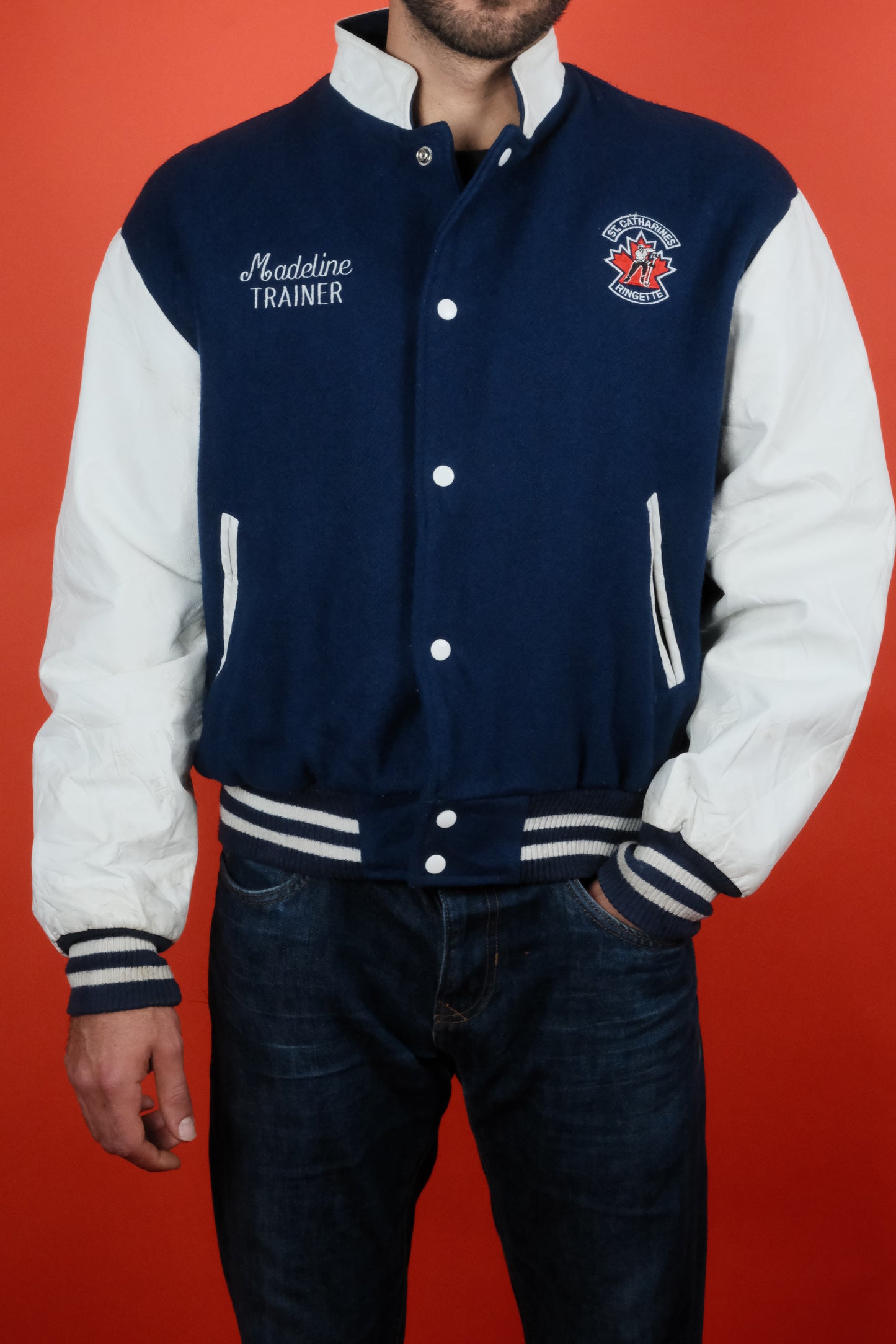 Varsity Jacket 'ST. Catharines Ringette' M - vintage clothing clochard92.com