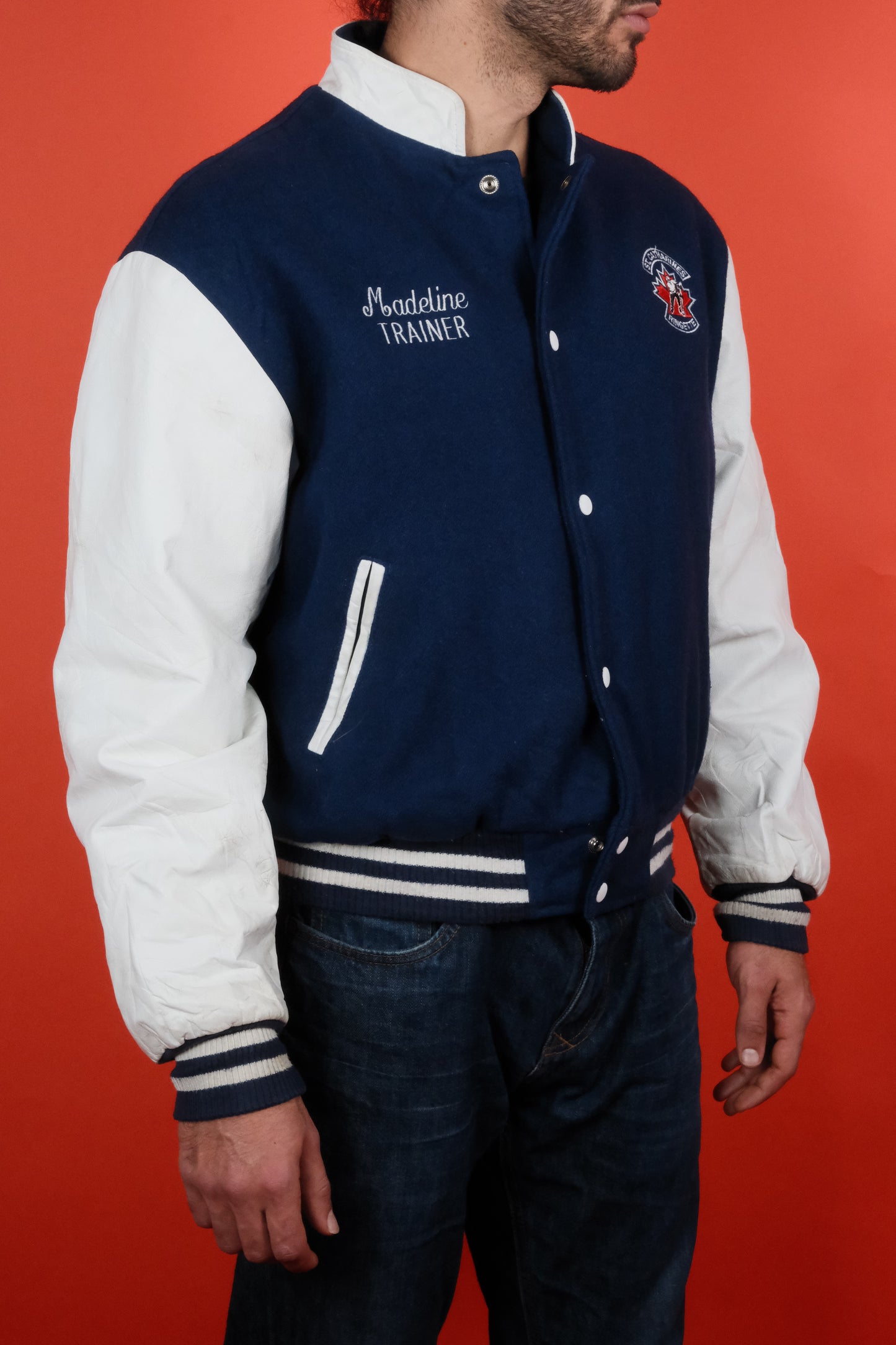 Varsity Jacket 'ST. Catharines Ringette' M - vintage clothing clochard92.com