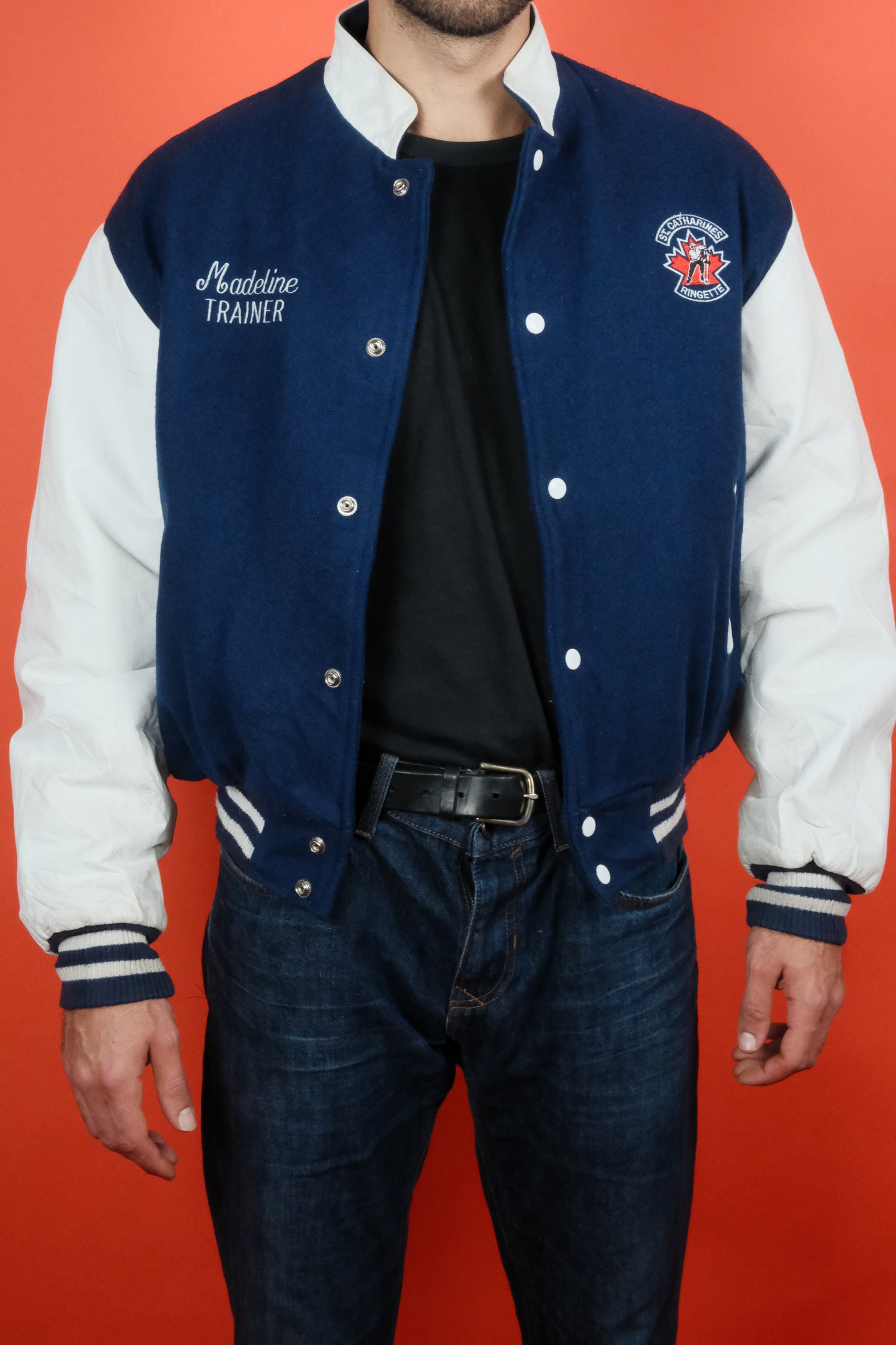 Varsity Jacket 'ST. Catharines Ringette' M - vintage clothing clochard92.com