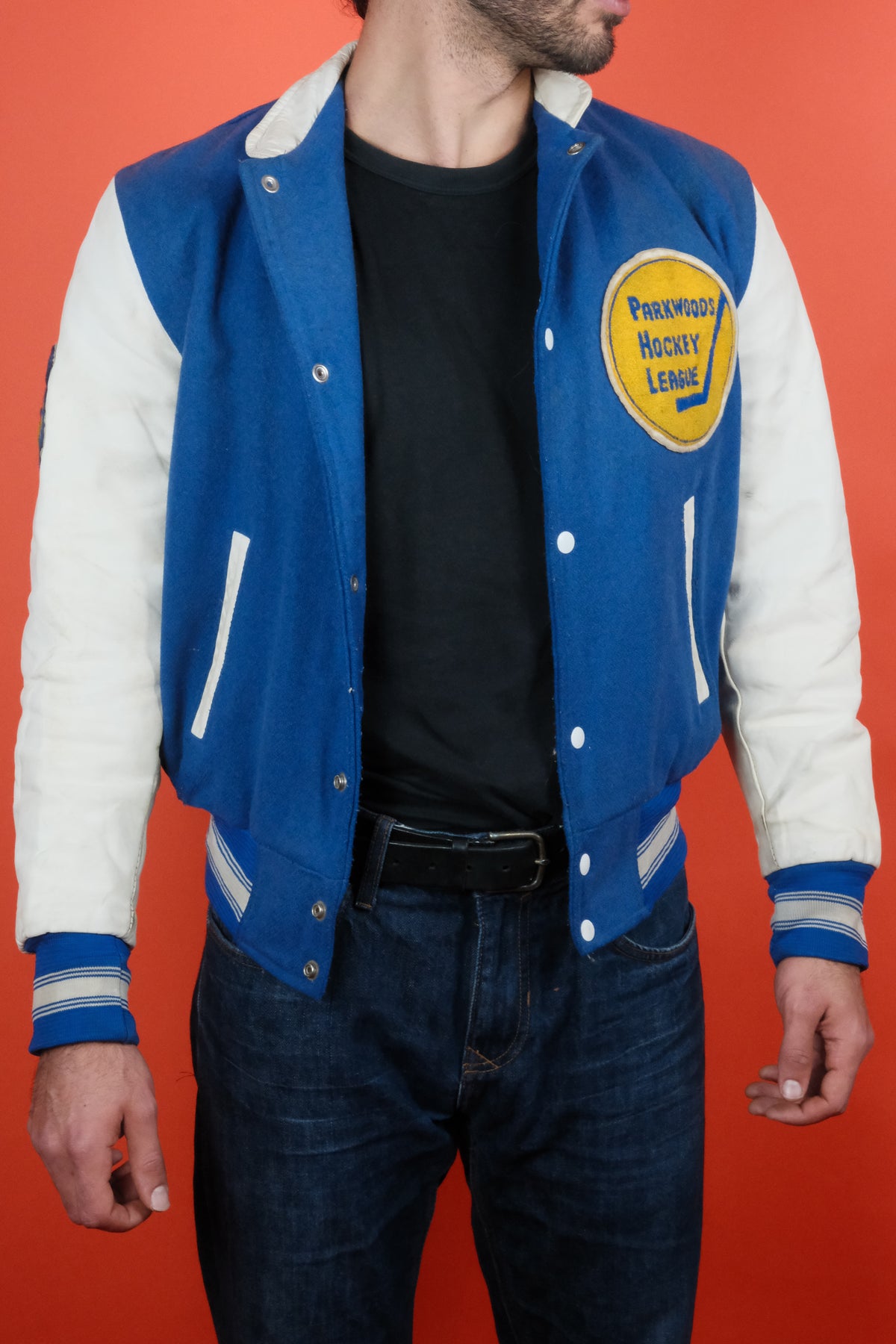 Varsity Jacket 'Parkwoods Hockey League' M - vintage clothing clochard92.com