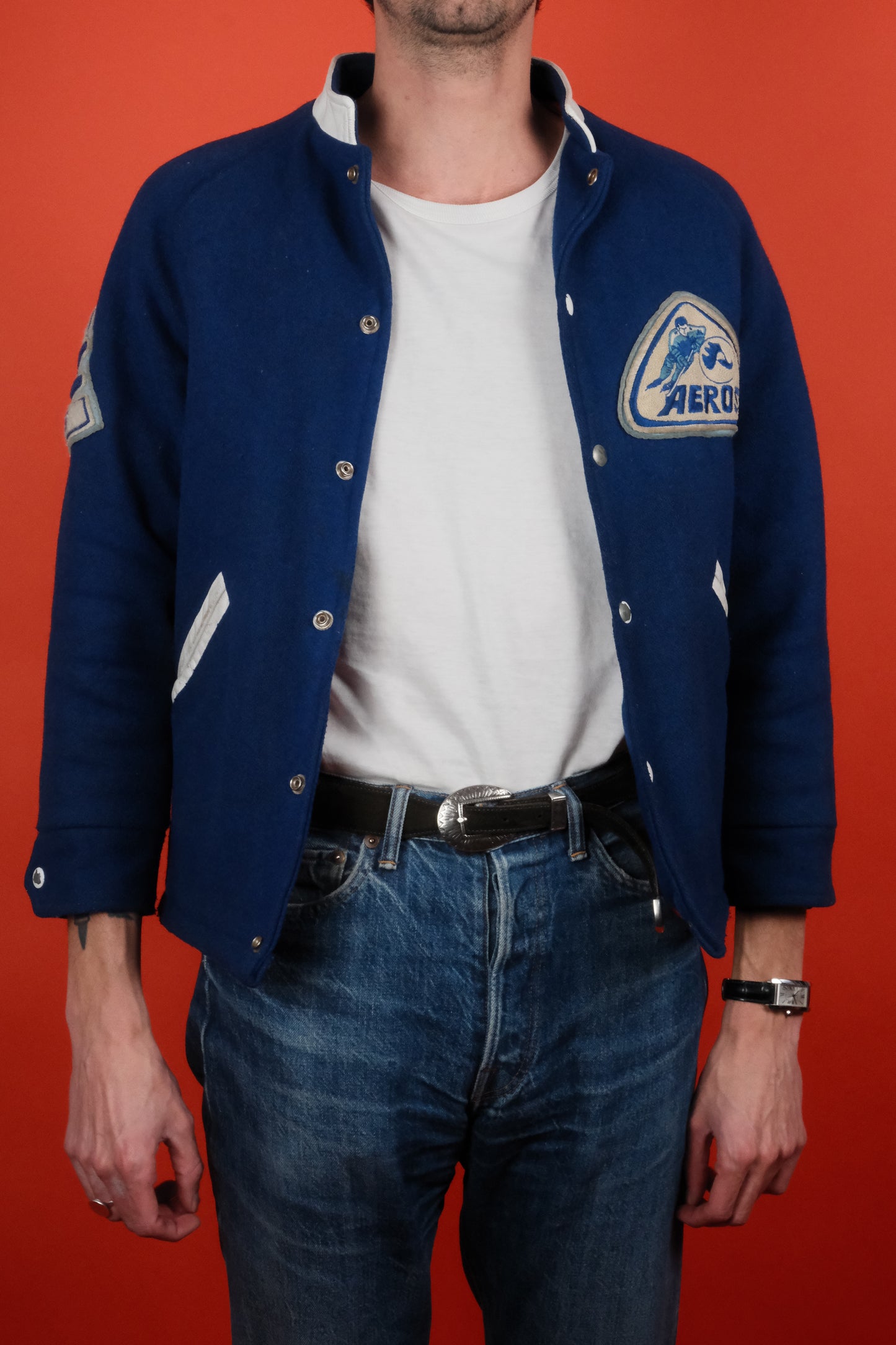 Varsity Jacket AEROS 'S' - vintage clothing clochard92.com