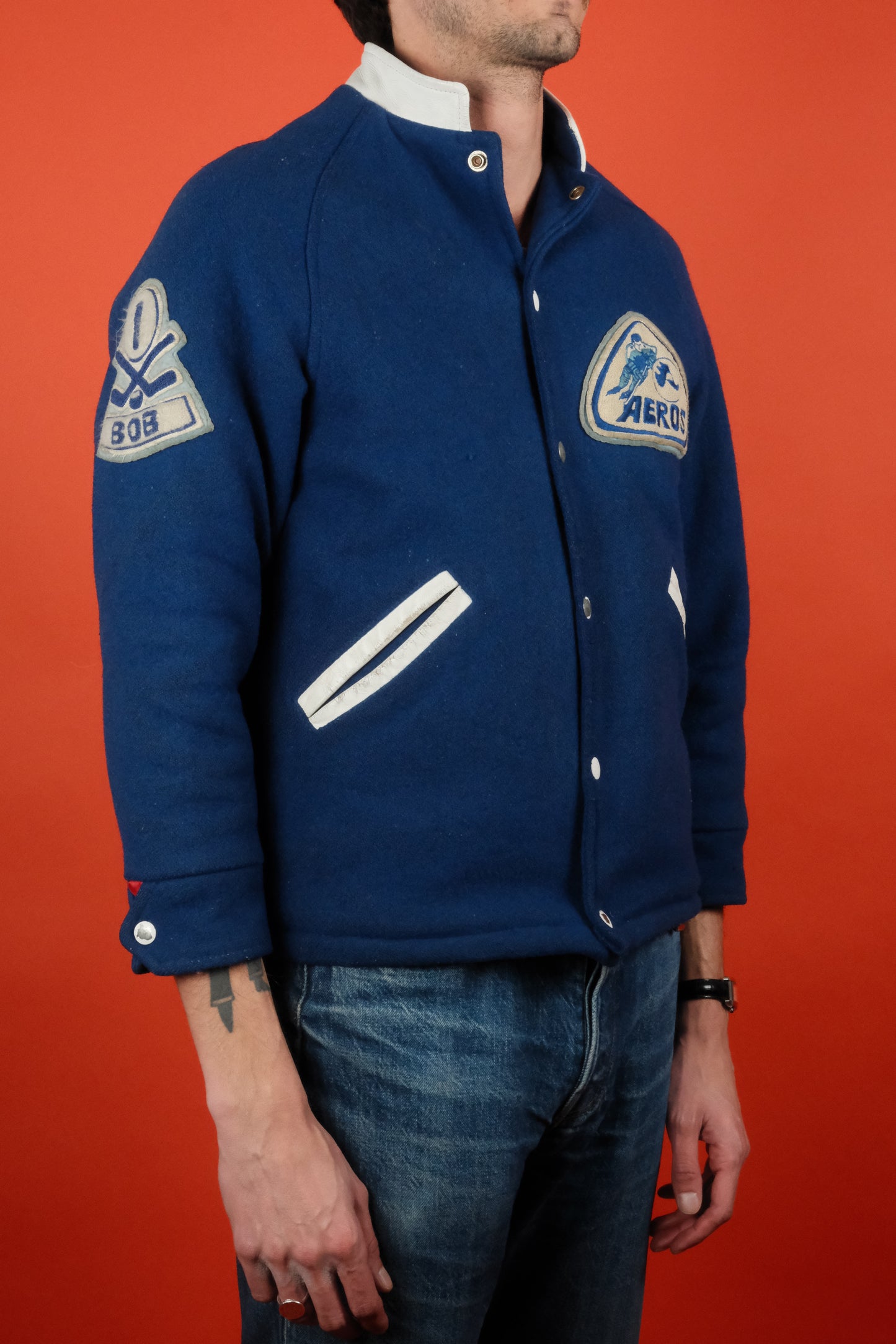 Varsity Jacket AEROS 'S' - vintage clothing clochard92.com