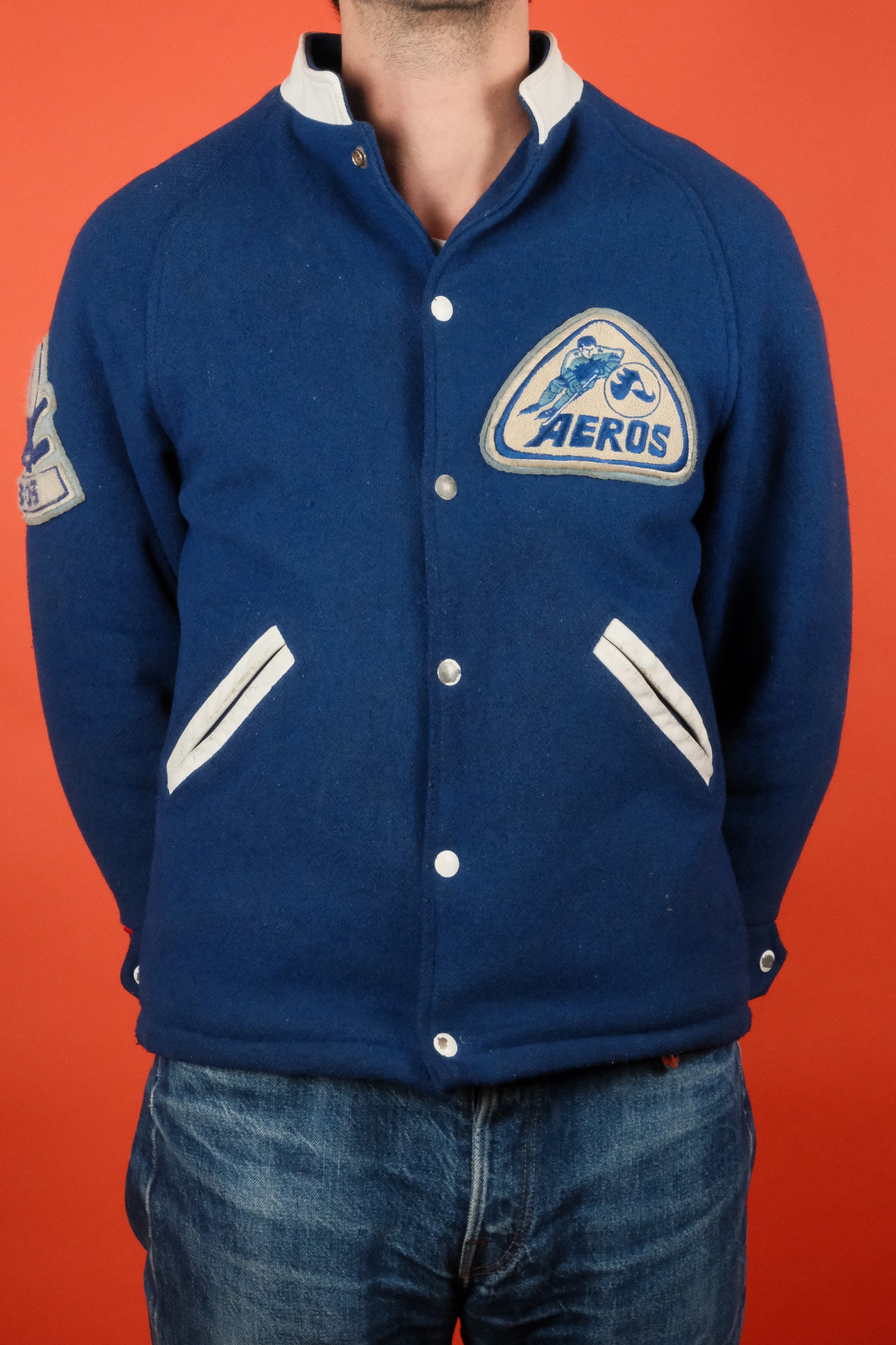 Varsity Jacket AEROS 'S' - vintage clothing clochard92.com
