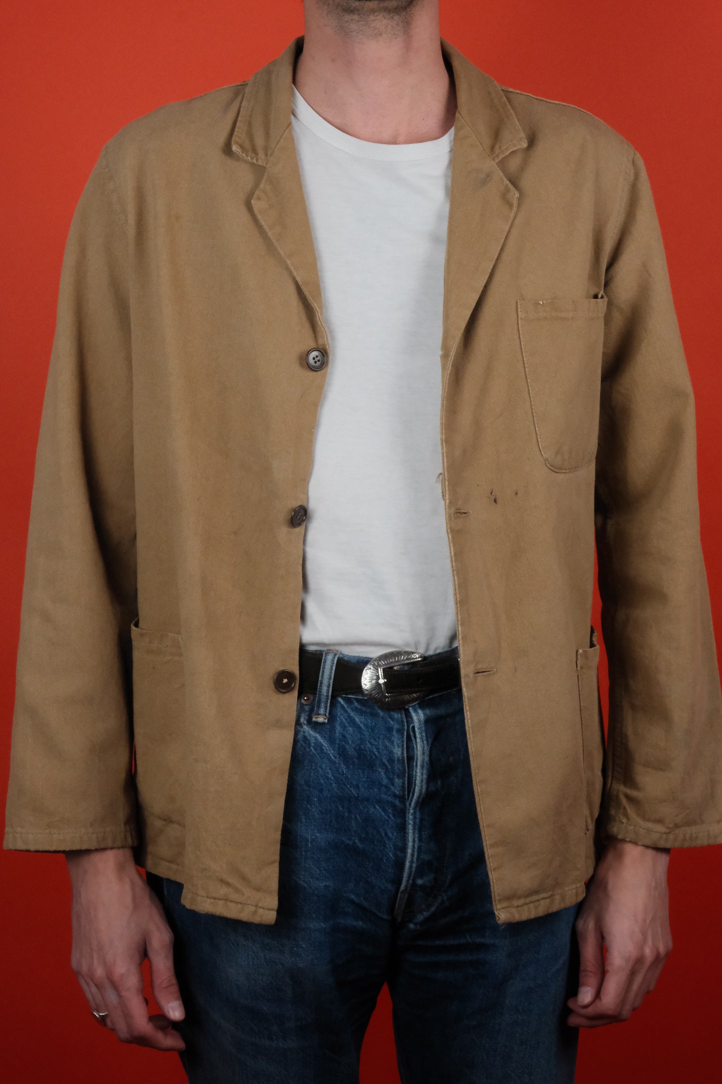 Sanforized Cotton Work Blazer '50' - vintage clothing clochard92.com