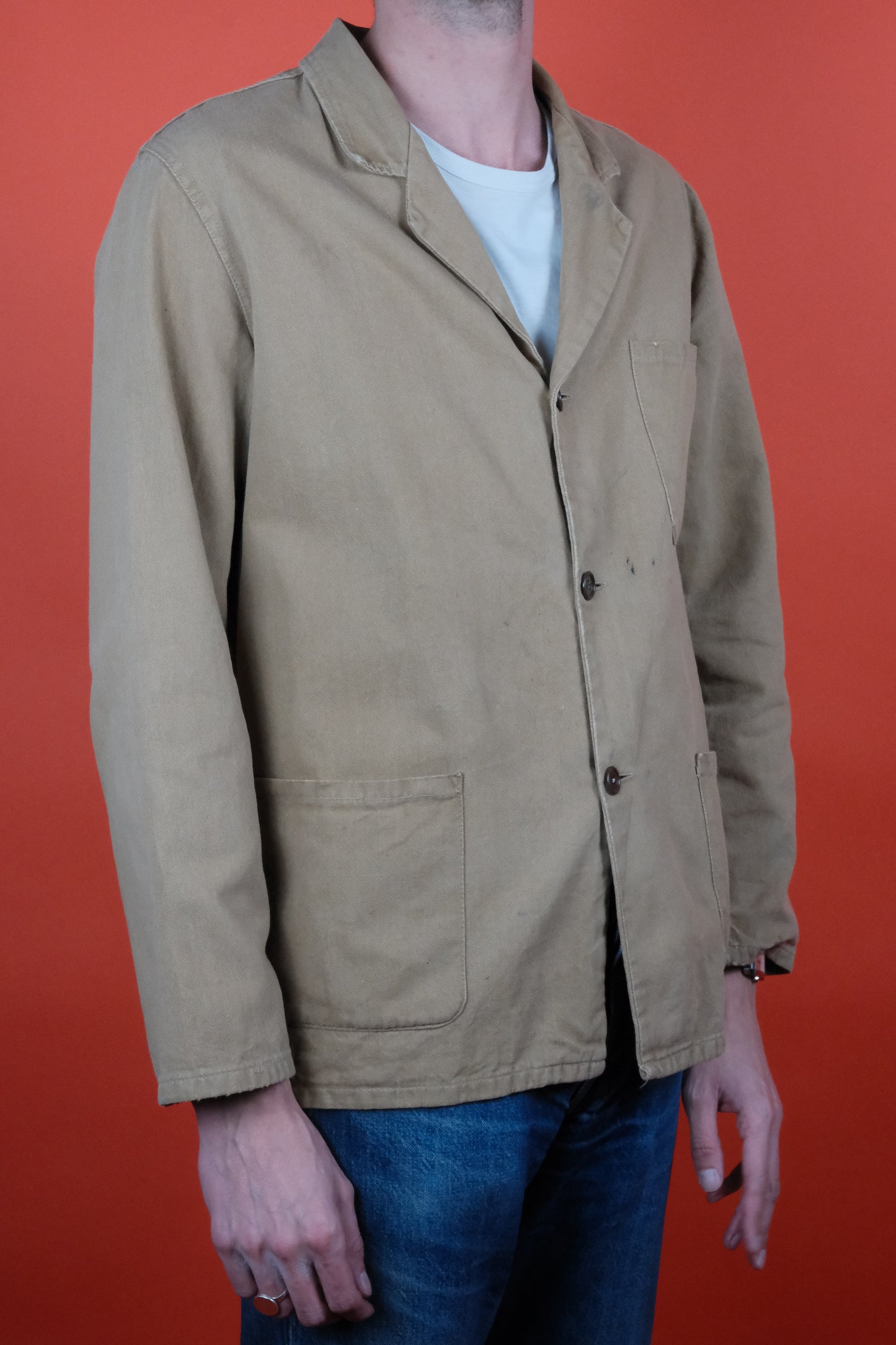 Sanforized Cotton Work Blazer '50' - vintage clothing clochard92.com