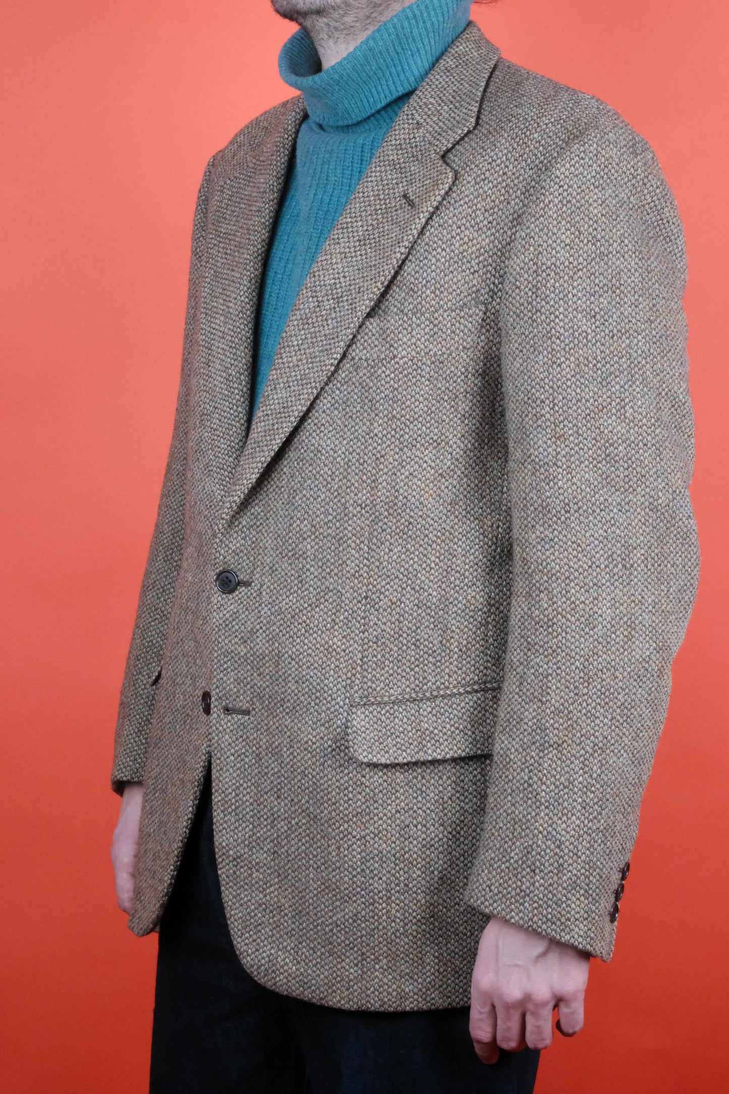 Fioravante Uomo Harris Tweed Jacket 'M/L' - vintage clothing clochard92.com