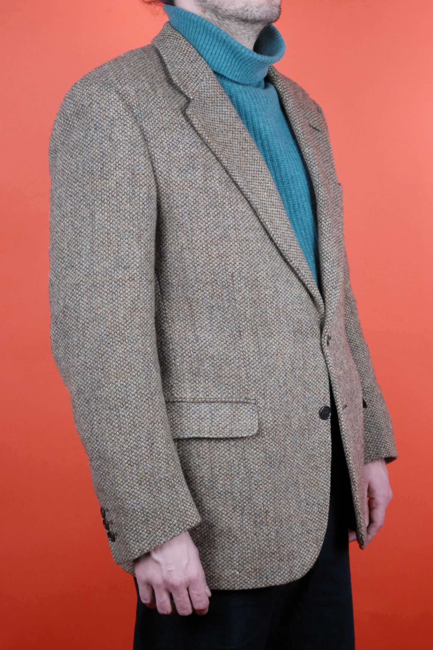 Fioravante Uomo Harris Tweed Jacket 'M/L' - vintage clothing clochard92.com