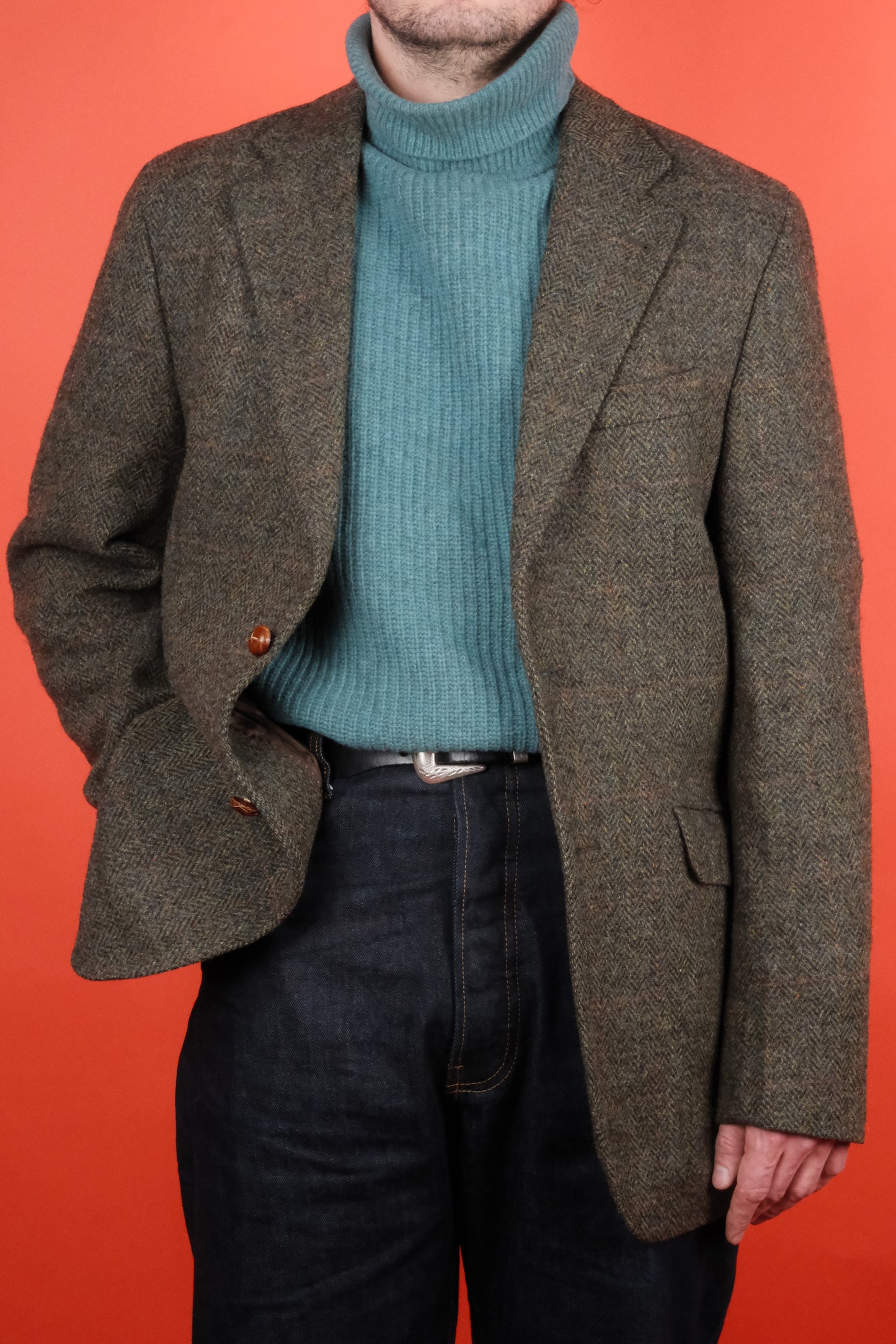 J. Phillip Harris Tweed Suit Jacket 'L' - vintage clothing clochard92.com