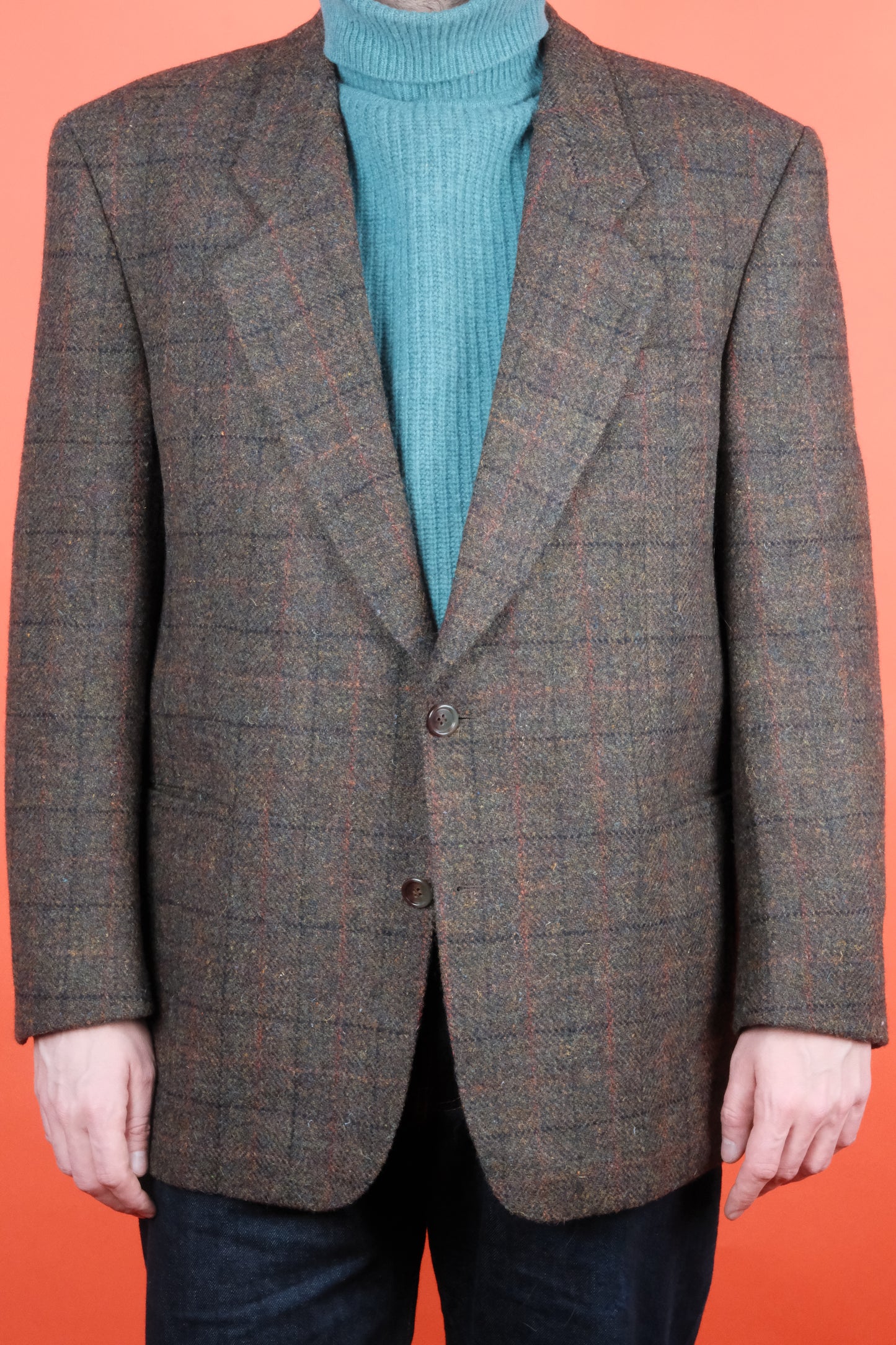 Konen Harris Tweed Suit Jacket 'L' - vintage clothing clochard92.com