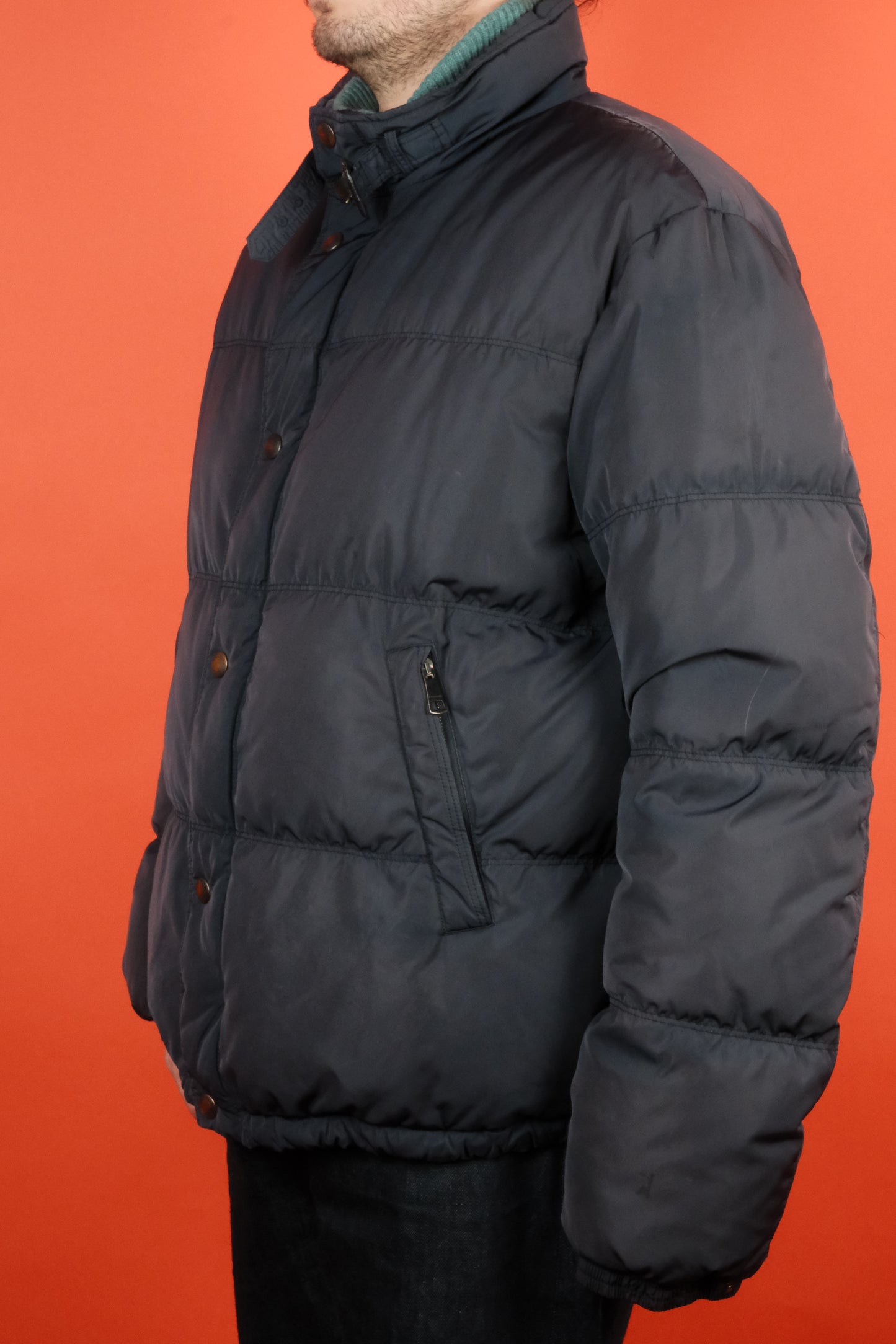 Burberry Brit Navy Down Jacket 'XXL' - vintage clothing clochard92.com