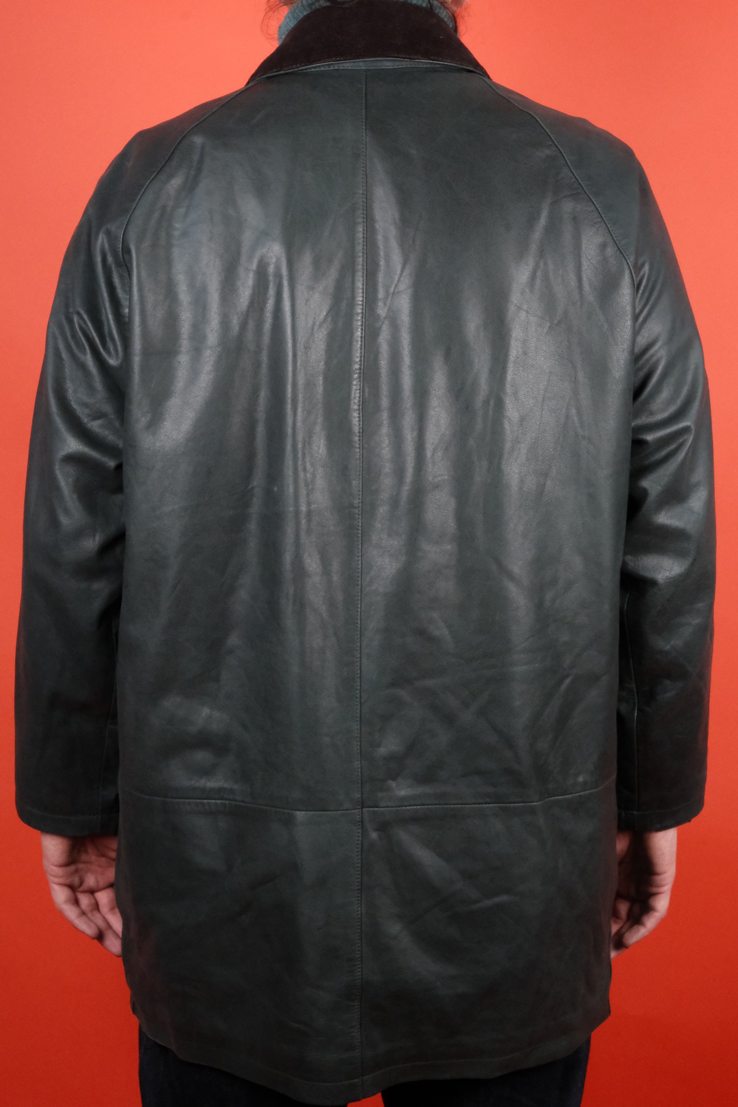 Barbour Beaufort Leather Jacket w/ Wool Lining Limited Edition 'M' - vintage clothing clochard92.com