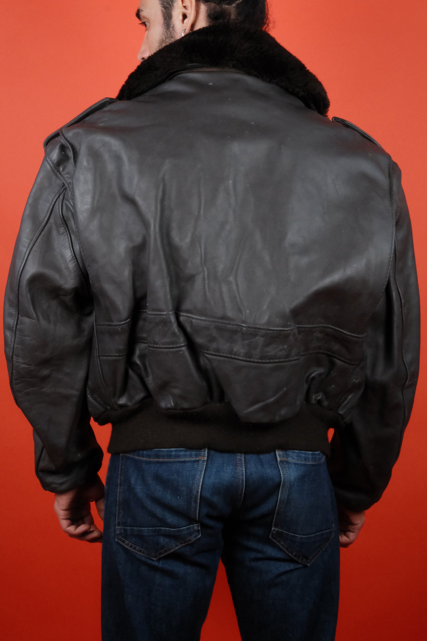 Schott Type A-2 Leather Jacket 684 SM 'XL' - vintage clothing clochard92.com