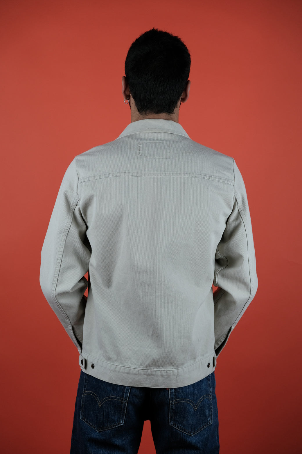 Levis White Tag Zip Denim Jacket - vintage clothing clochard92.com