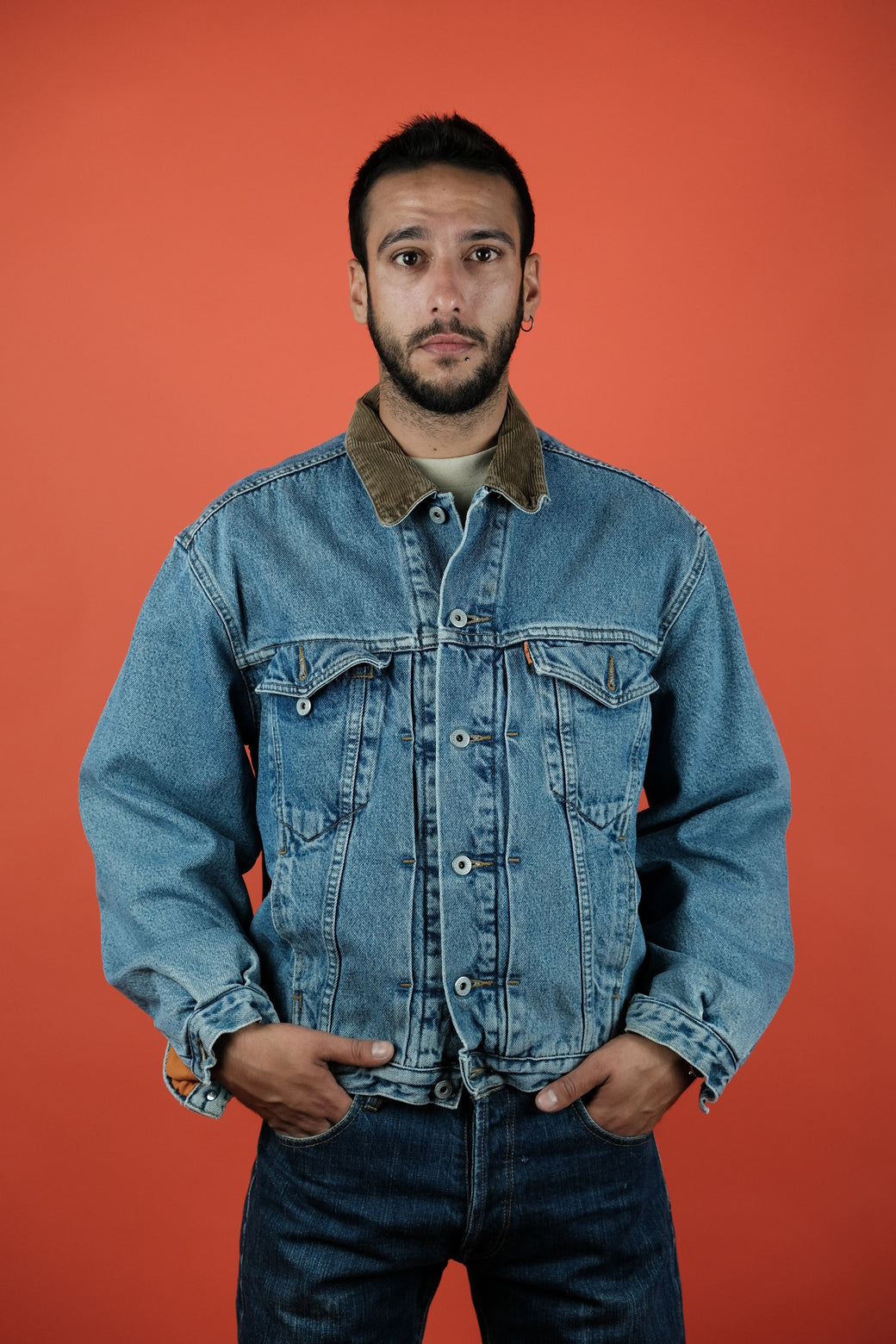 Levis Orange Tag Warm Denim Jacket - vintage clothing clochard92.com