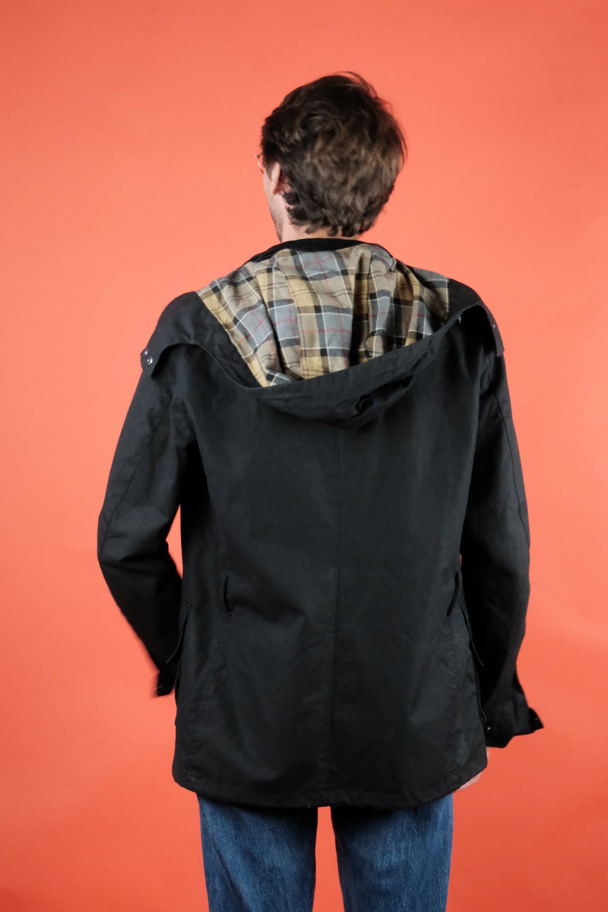 Barbour with Hood Jacket- vintage clothing clochard92.com