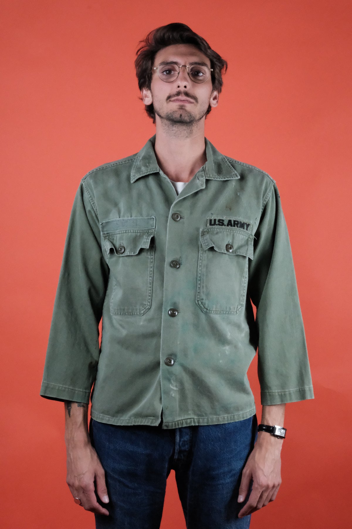 US Army OG-107 Shirt - vintage clothing clochard92.com