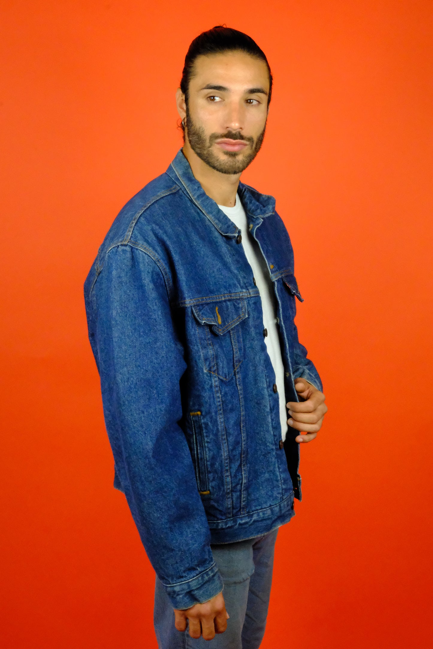 Levi's 'Red Tab' Made in USA Denim Trucker Jacket w/ Lining - vintage clothing clochard92.com