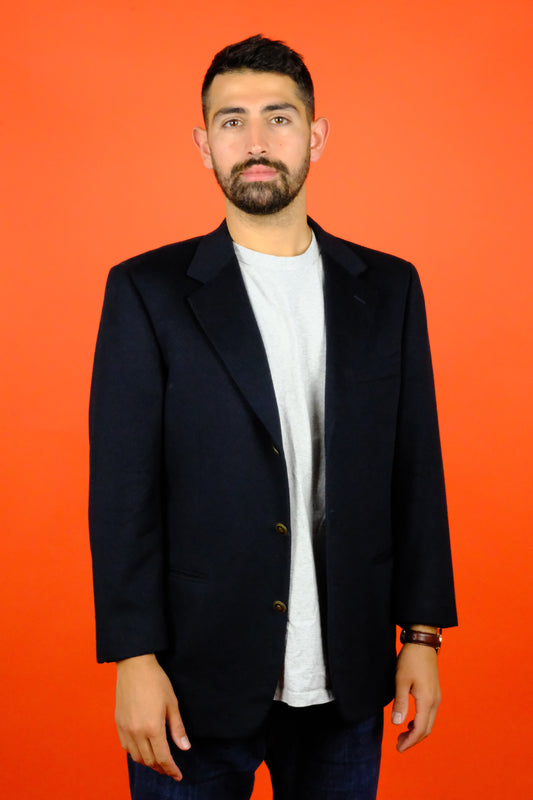 Aquascutum 3 Button Wool Blend Jacket - vintage clothing clochard92.com