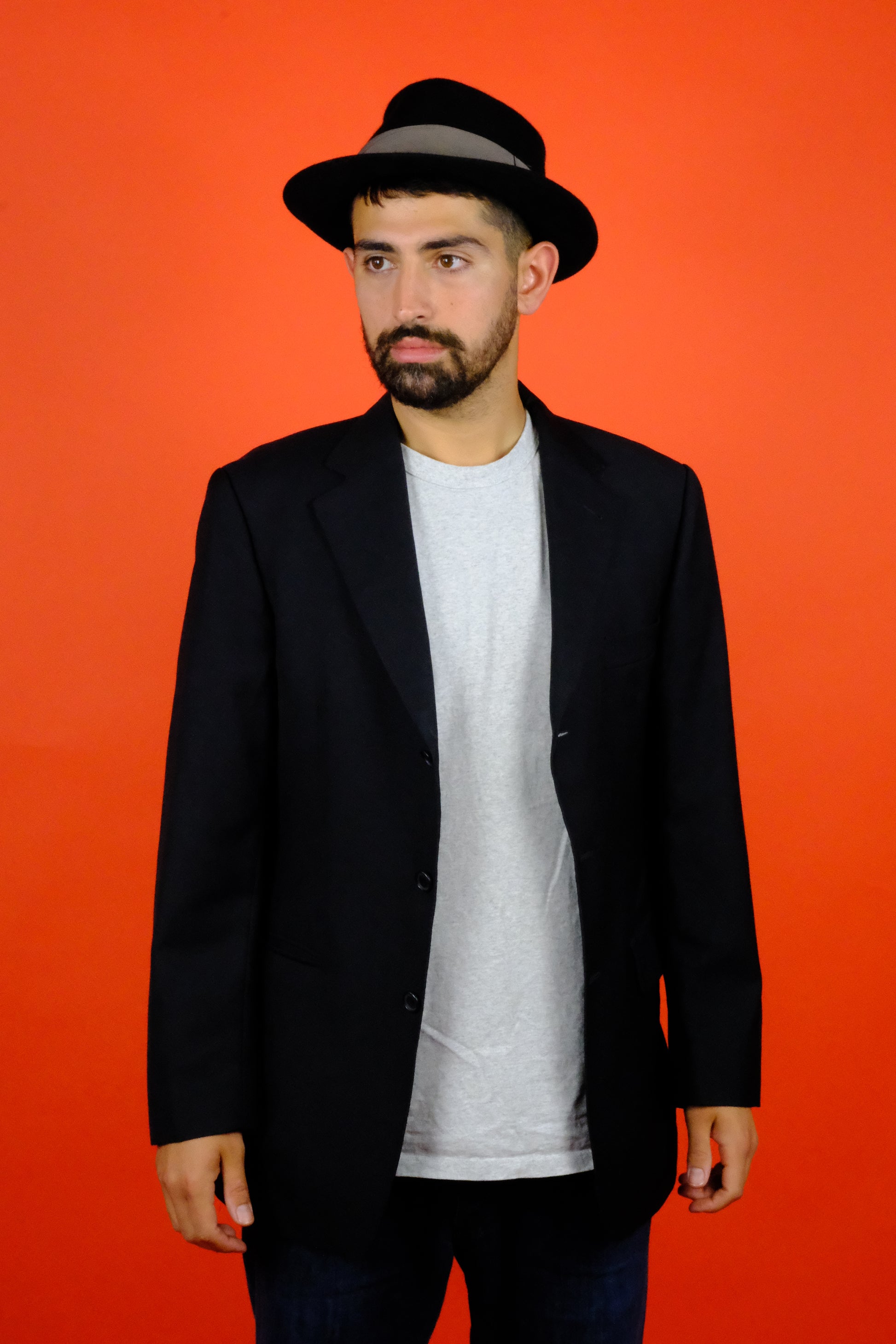 Burberry Wool & Cashmere Suit Jacket 'M' - vintage clothing clochard92.com, Vintage Store Clochard92.com