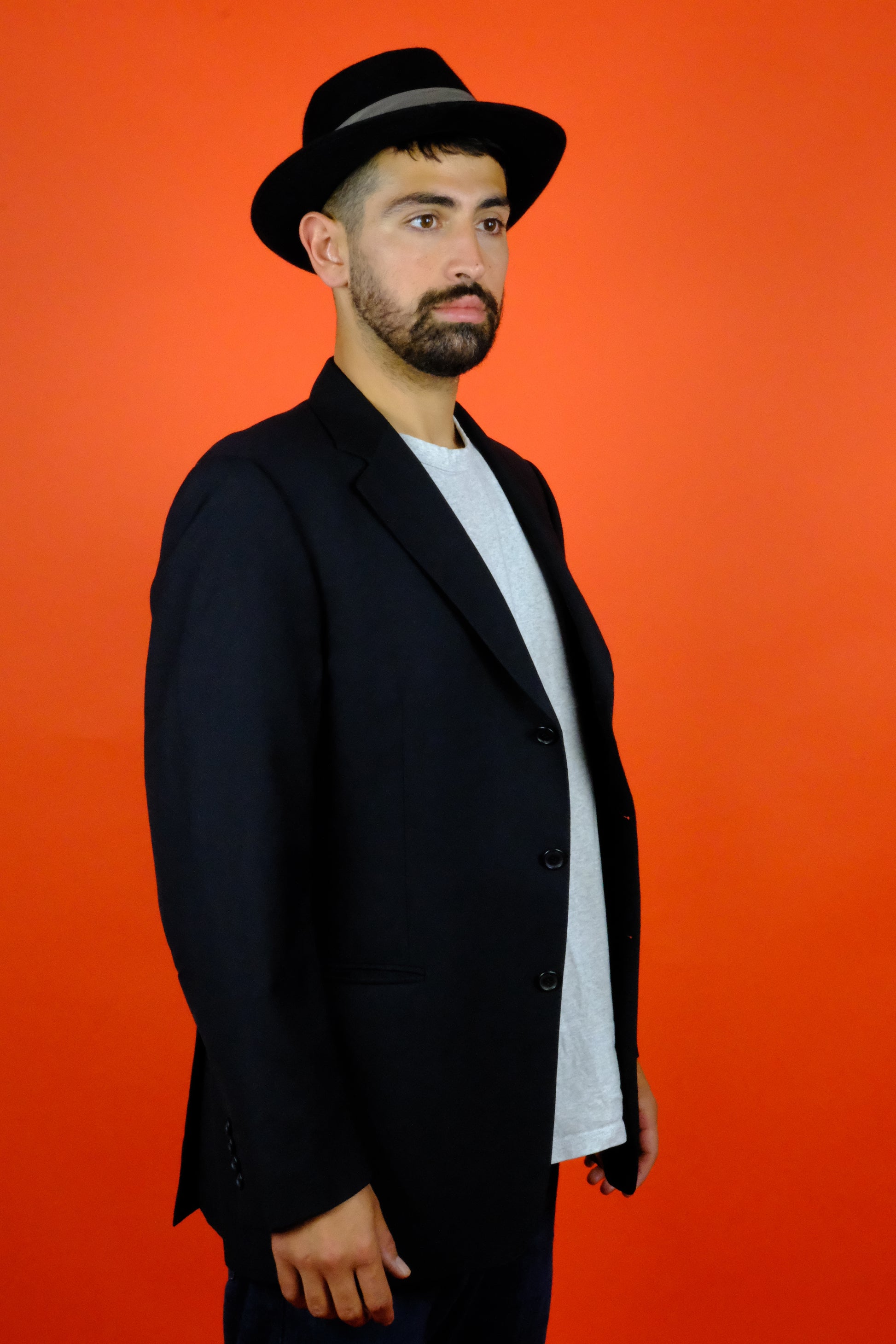 Burberry Wool & Cashmere Suit Jacket 'M' - vintage clothing clochard92.com, Vintage Store Clochard92.com