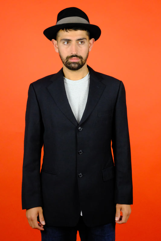 Burberry Wool & Cashmere Suit Jacket 'M' - vintage clothing clochard92.com