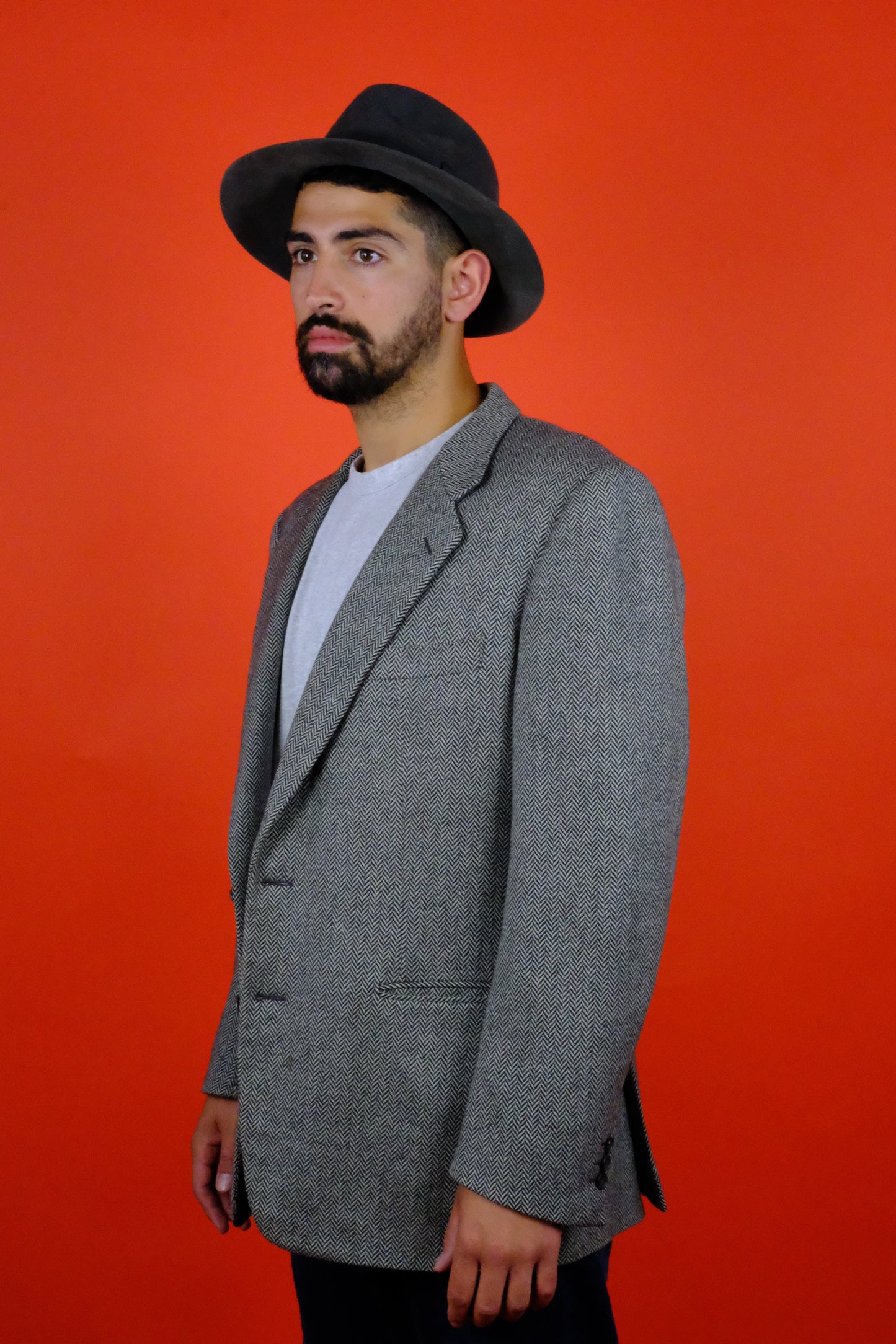 Burberrys' Wool Suit Jacket '52R' - vintage clothing clochard92.com