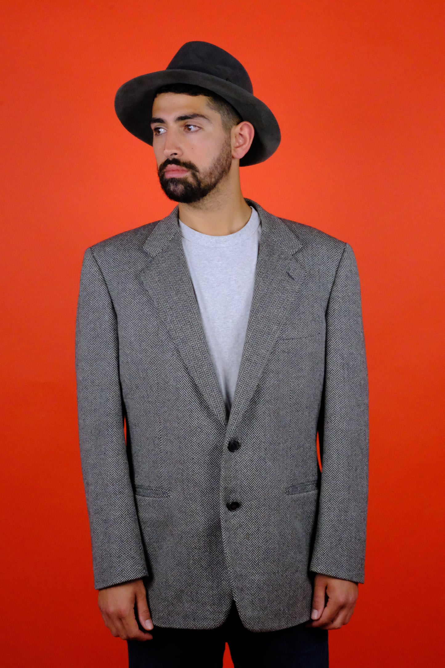 Burberrys' Wool Suit Jacket '52R' - vintage clothing clochard92.com