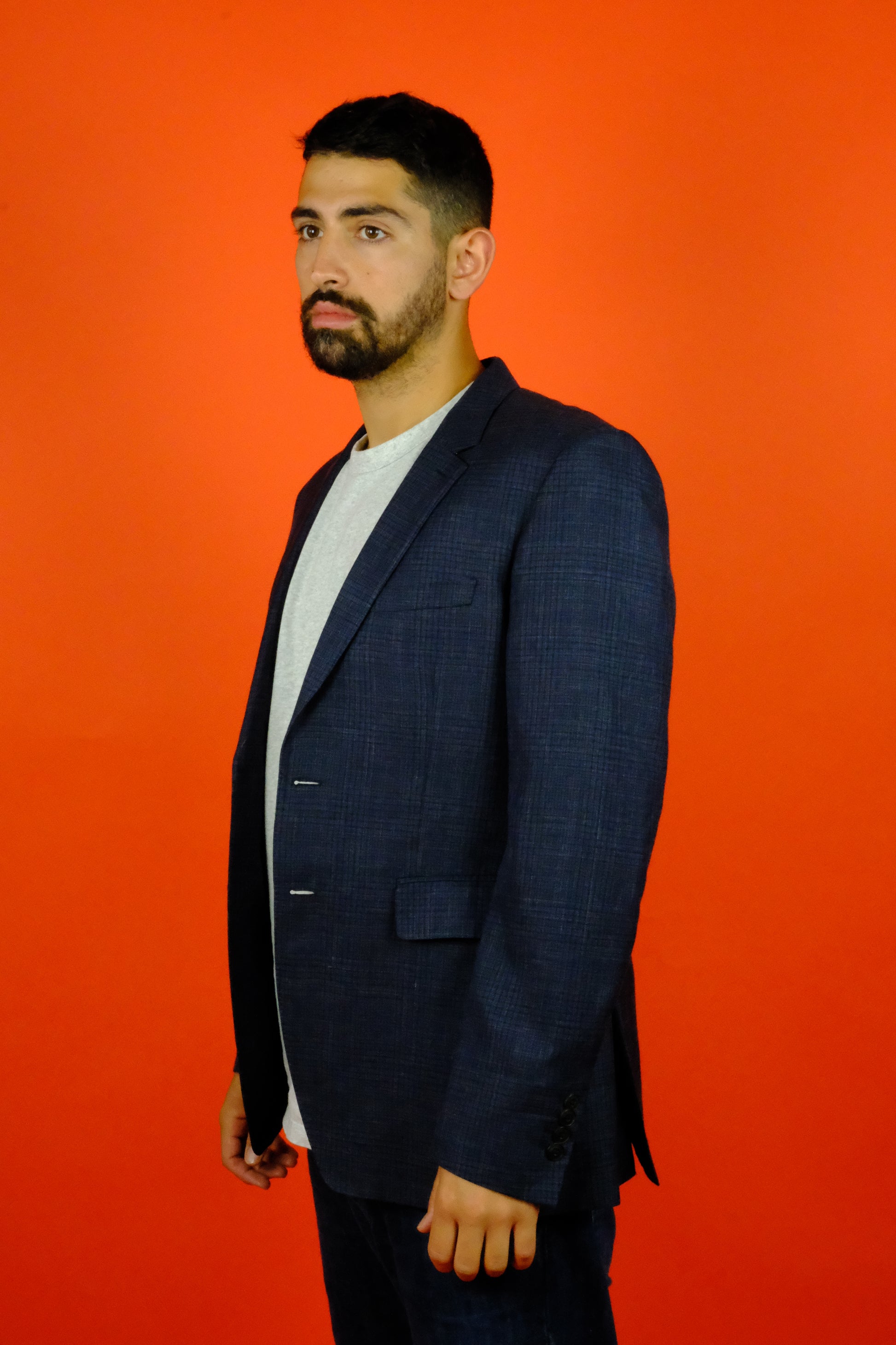 Burberry Wool Mix Blend Suit Jacket '50R' - vintage clothing clochard92.com, Vintage Store Clochard92.com