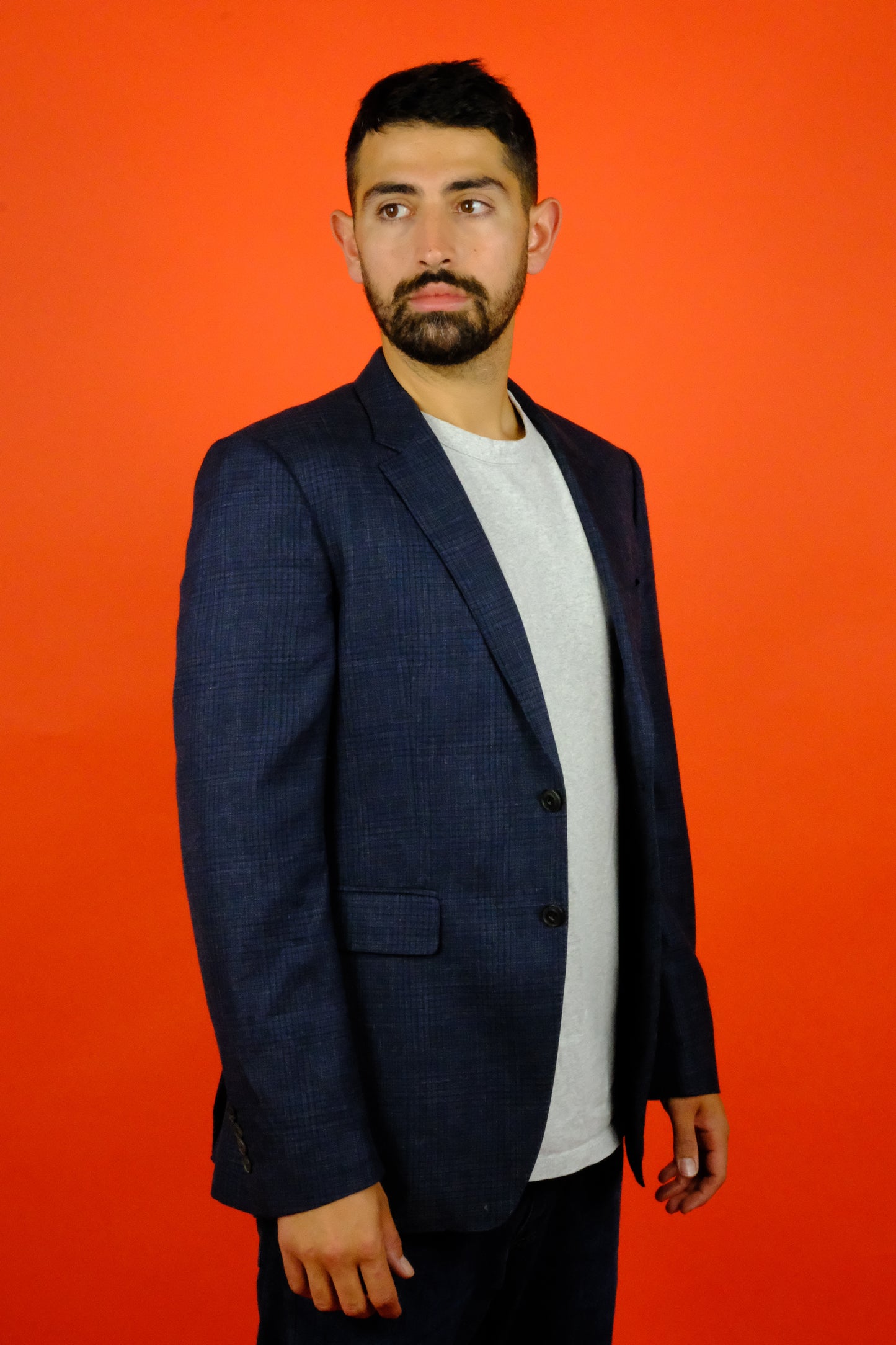 Burberry Wool Mix Blend Suit Jacket '50R' - vintage clothing clochard92.com