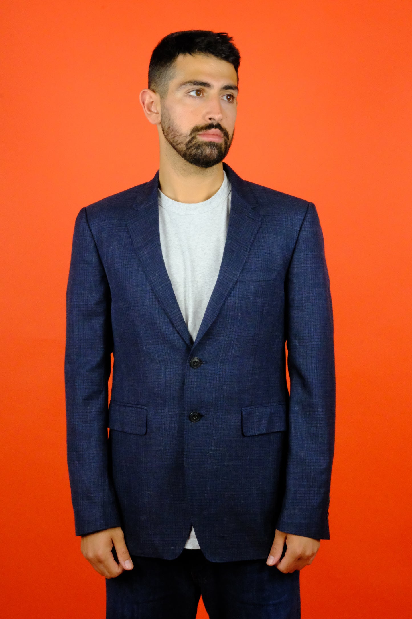 Burberry Wool Mix Blend Suit Jacket '50R' - vintage clothing clochard92.com