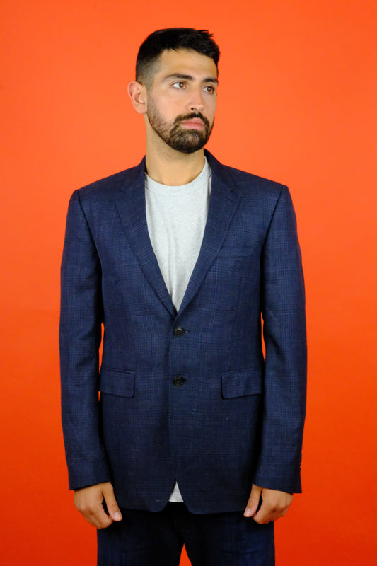 Burberry Wool Mix Blend Suit Jacket '50R' - vintage clothing clochard92.com