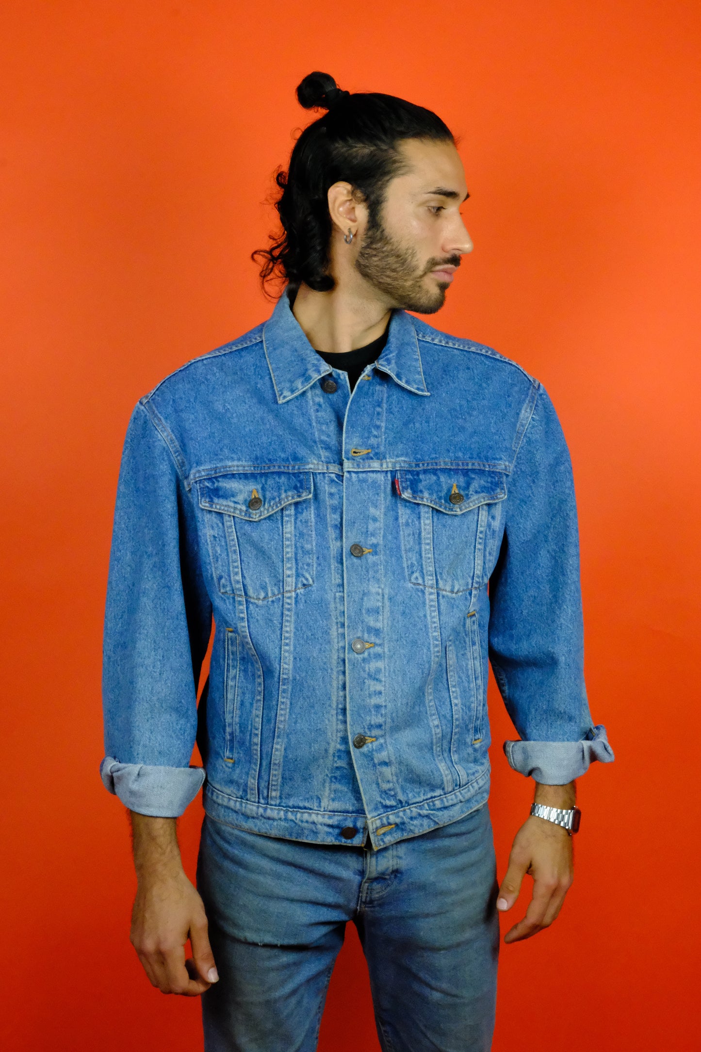 Levi's Red Tab Denim Trucker Jacket 'M' - vintage clothing clochard92.com