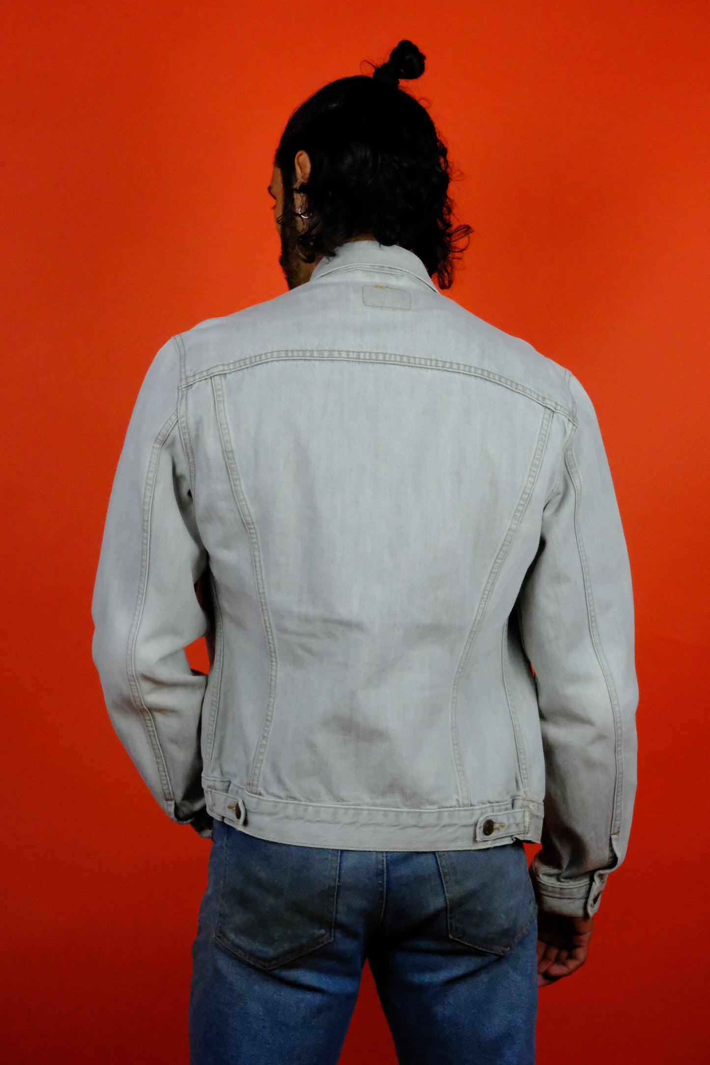 Levi's Trucker Grey Denim Jacket 'XL' - vintage clothing clochard92.com