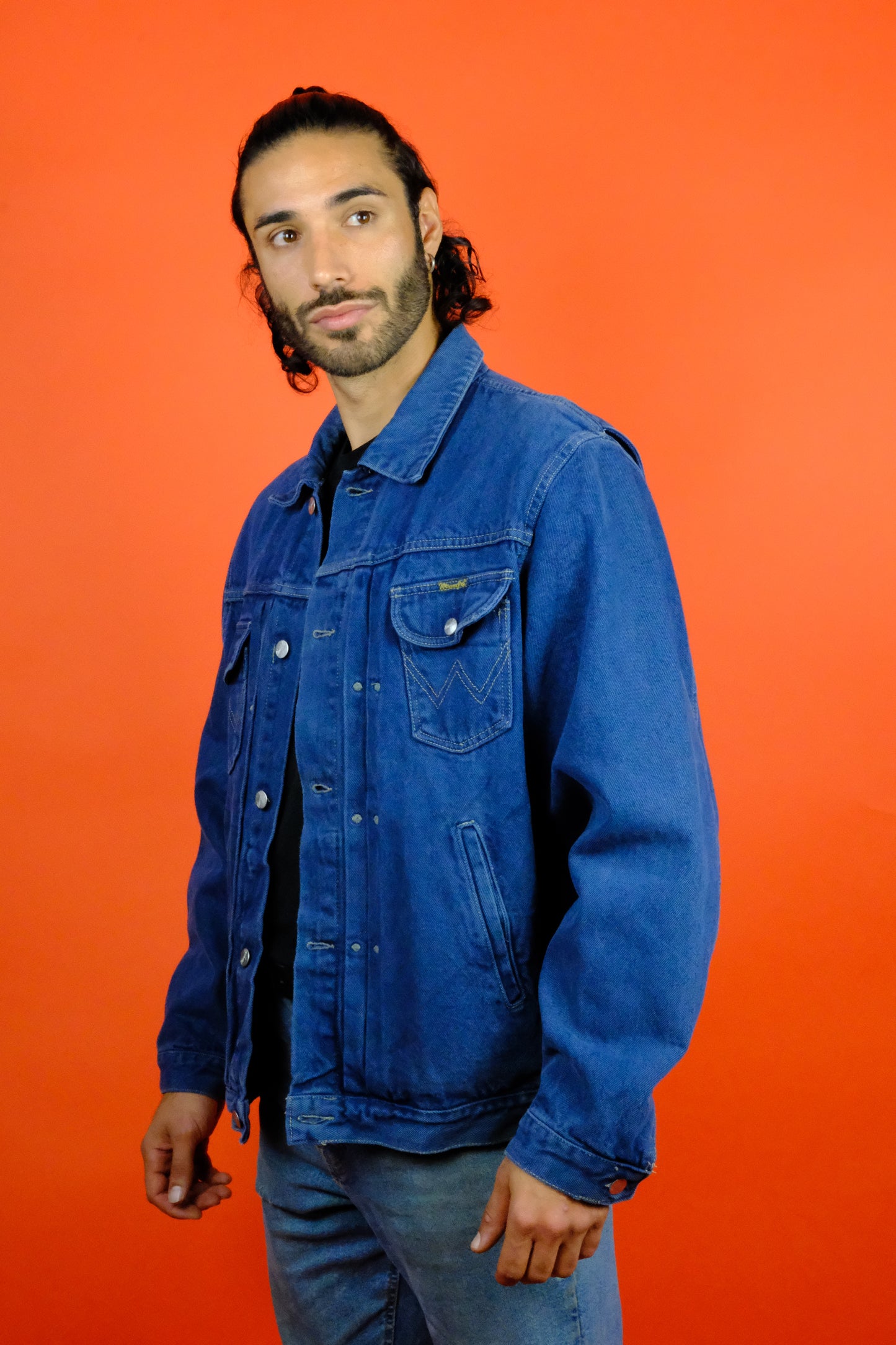 Wrangler Blue Denim Jacket 'XL' - vintage clothing clochard92.com