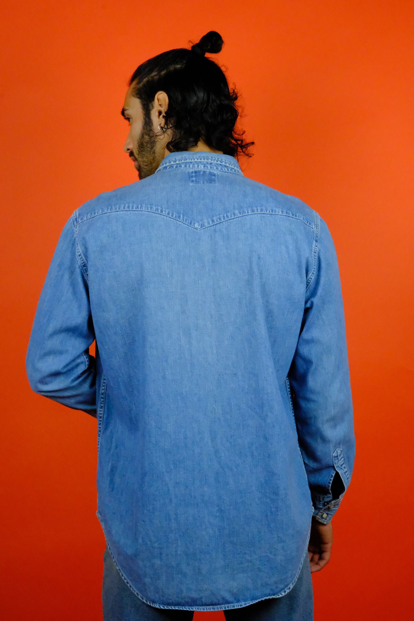 Levi's Red Tab Western Denim Shirt 'L' - vintage clothing clochard92.com