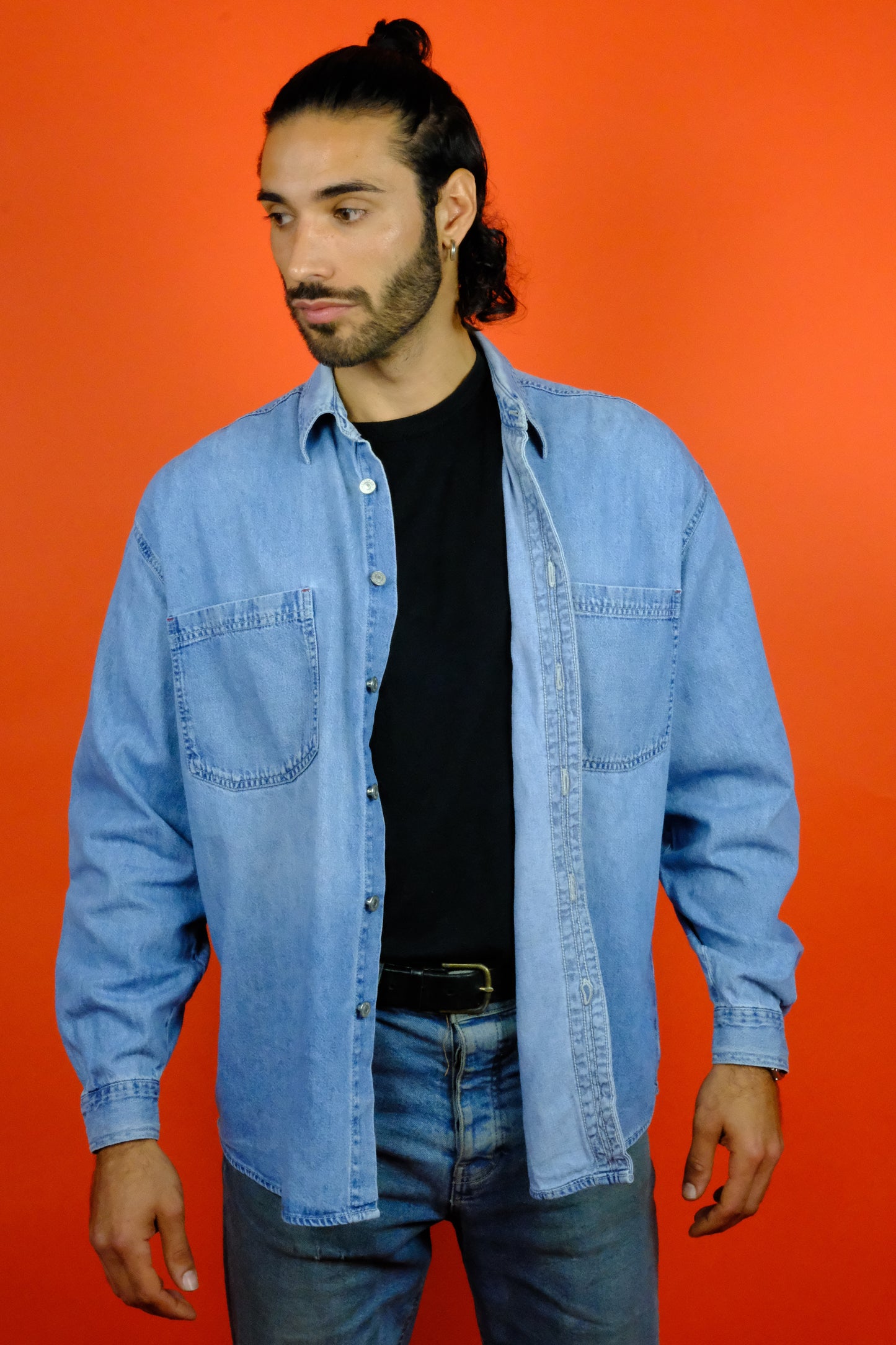 Levi's Red Tab Denim Shirt 'M' - vintage clothing clochard92.com