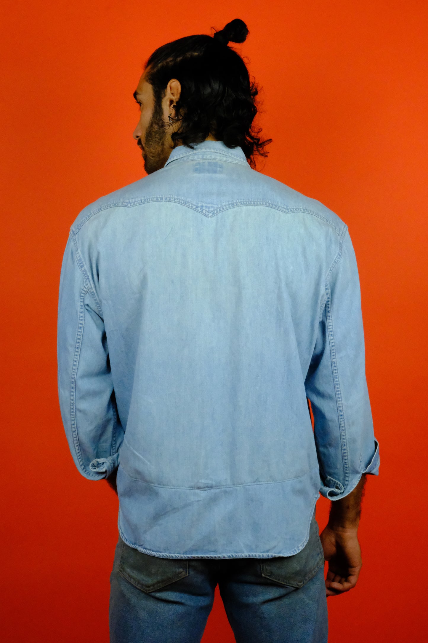 Levi's Western Denim Shirt 'L' - vintage clothing clochard92.com