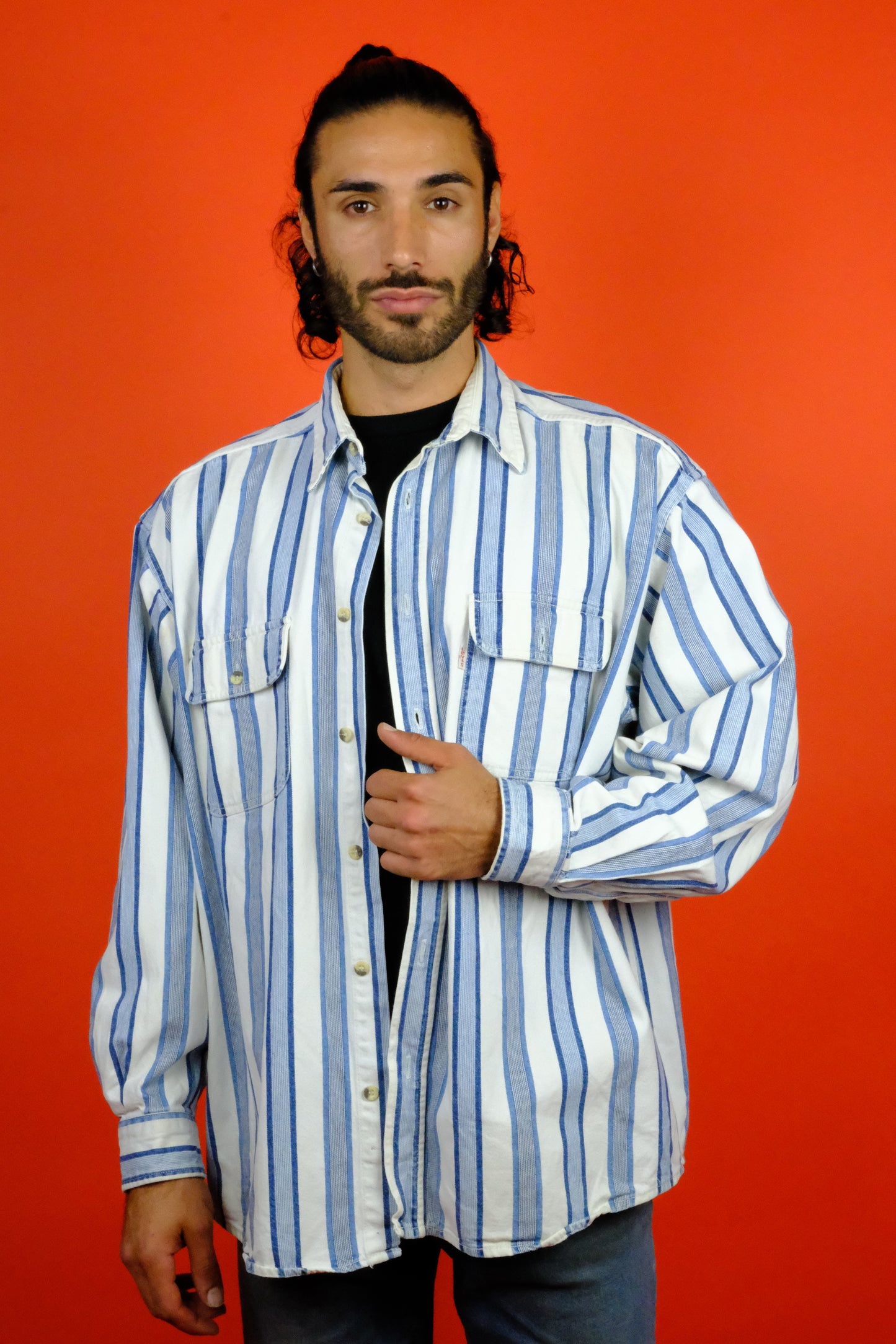 Levi's Striped Denim Shirts 'XL' - vintage clothing clochard92.com