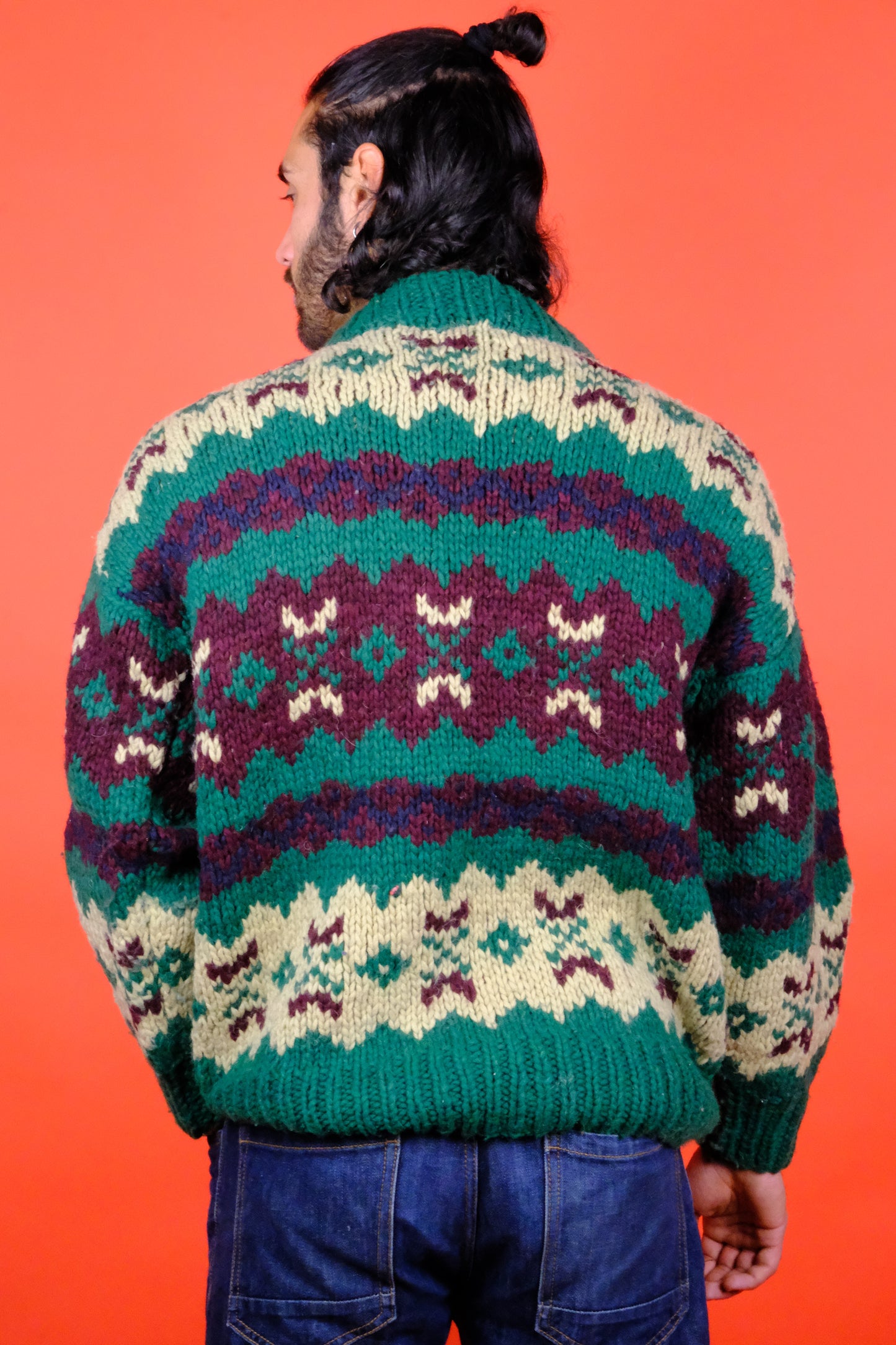 L.A. Wear Hand Made Wool Sweater 'L' - vintage clothing clochard92.com