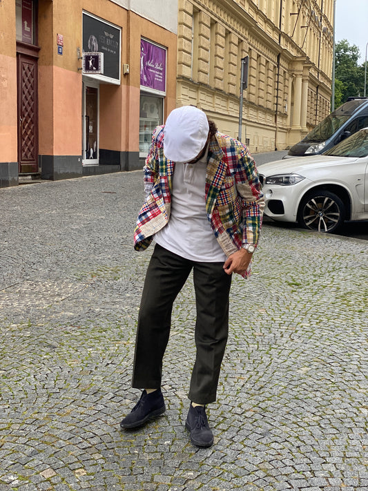 Corbin Patchwork Jacket for Hughes&Hutcher, clochard92.com