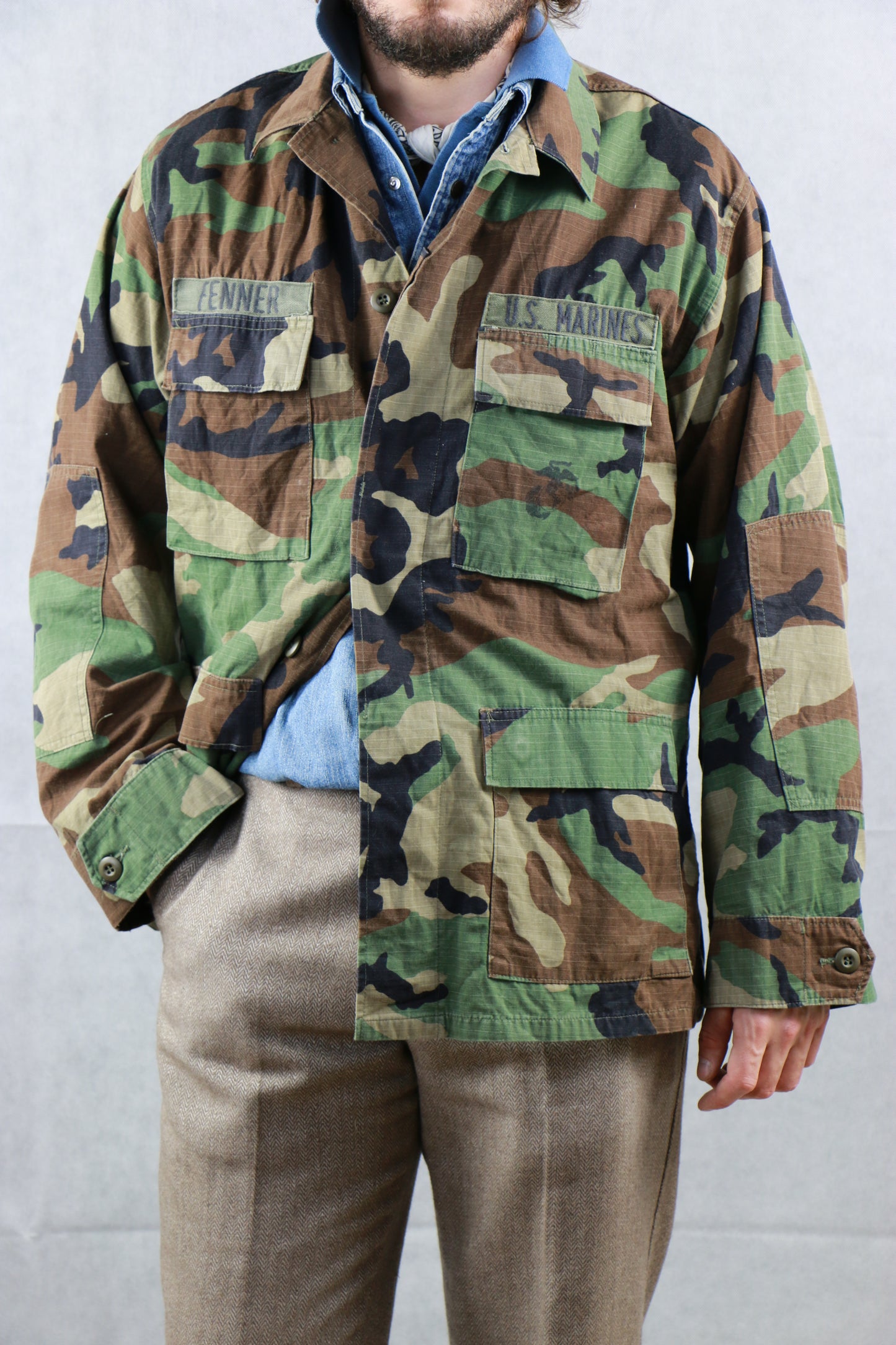 USMC BDU Woodland Shirt, clochard92.com