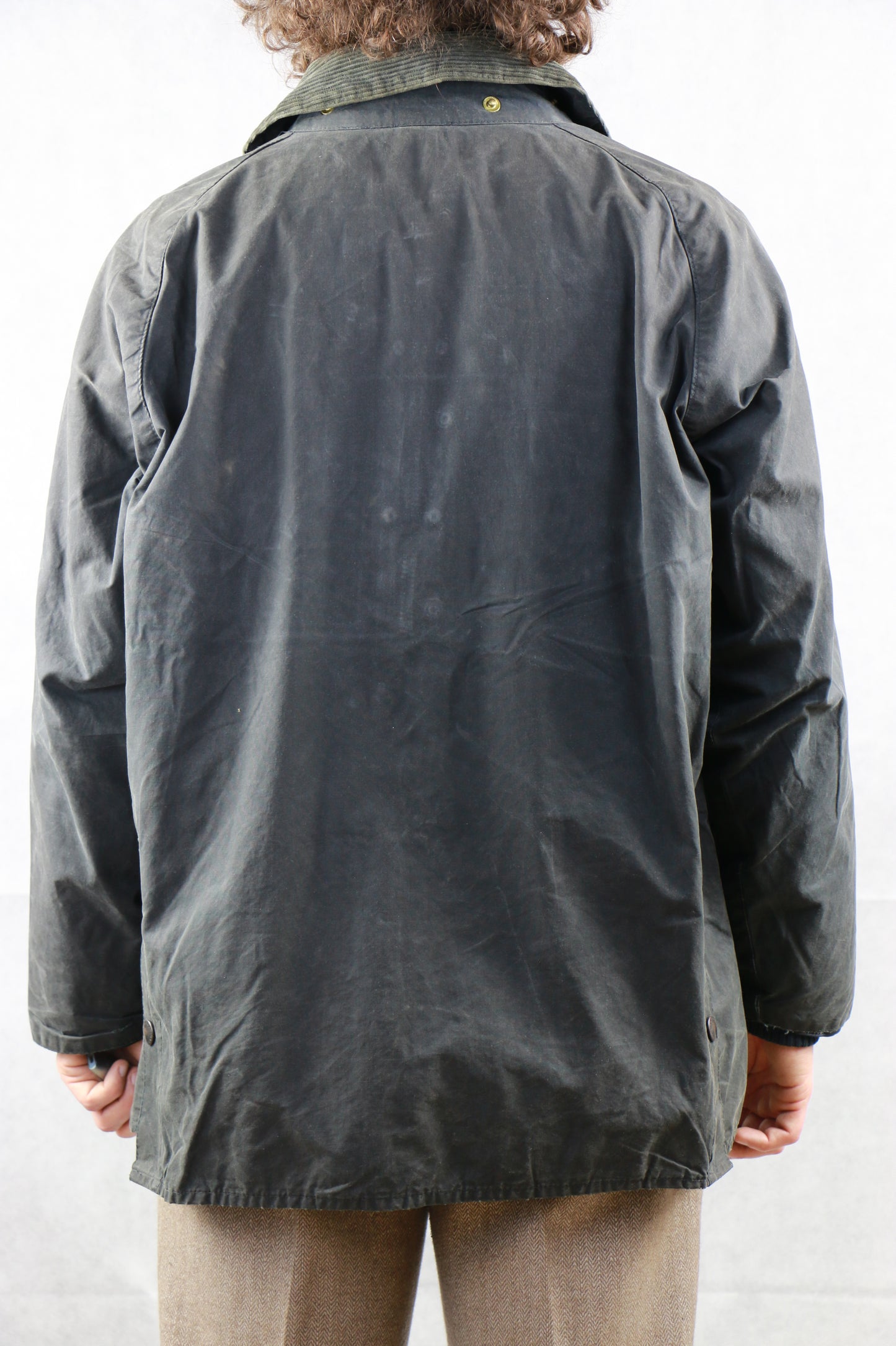 Barbour Bedale Jacket Dark Blue - vintage clotclochard92.com
