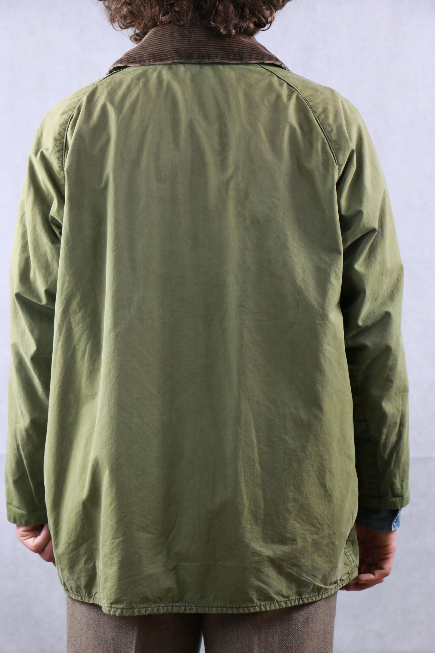 Barbour Jacket No Waxed Green Color, clochard92.com